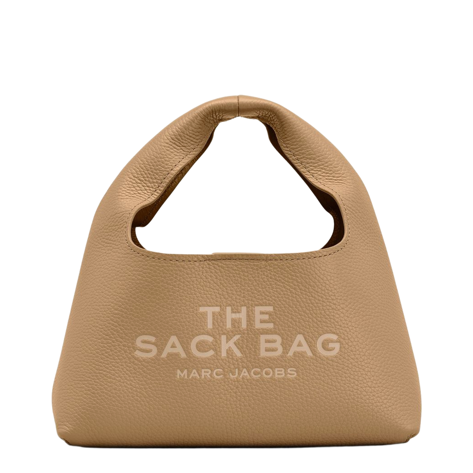 Beige Leather Handbag - Image 1