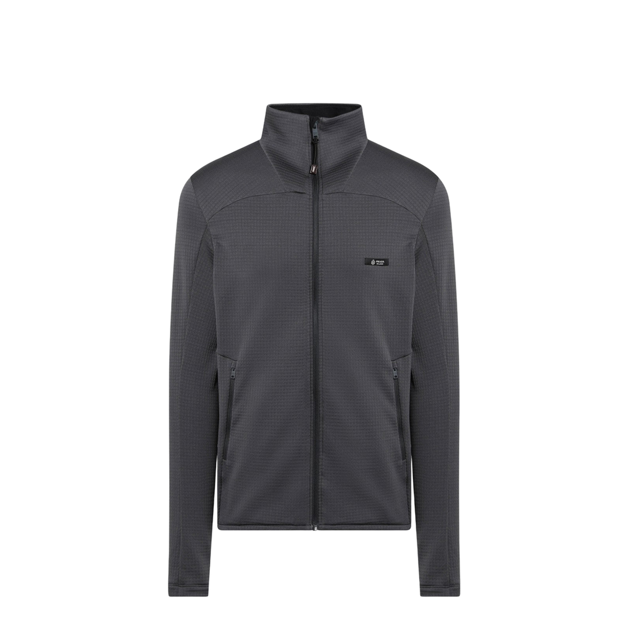 Grey Technical-Fabric Sweatshirt - Image 1