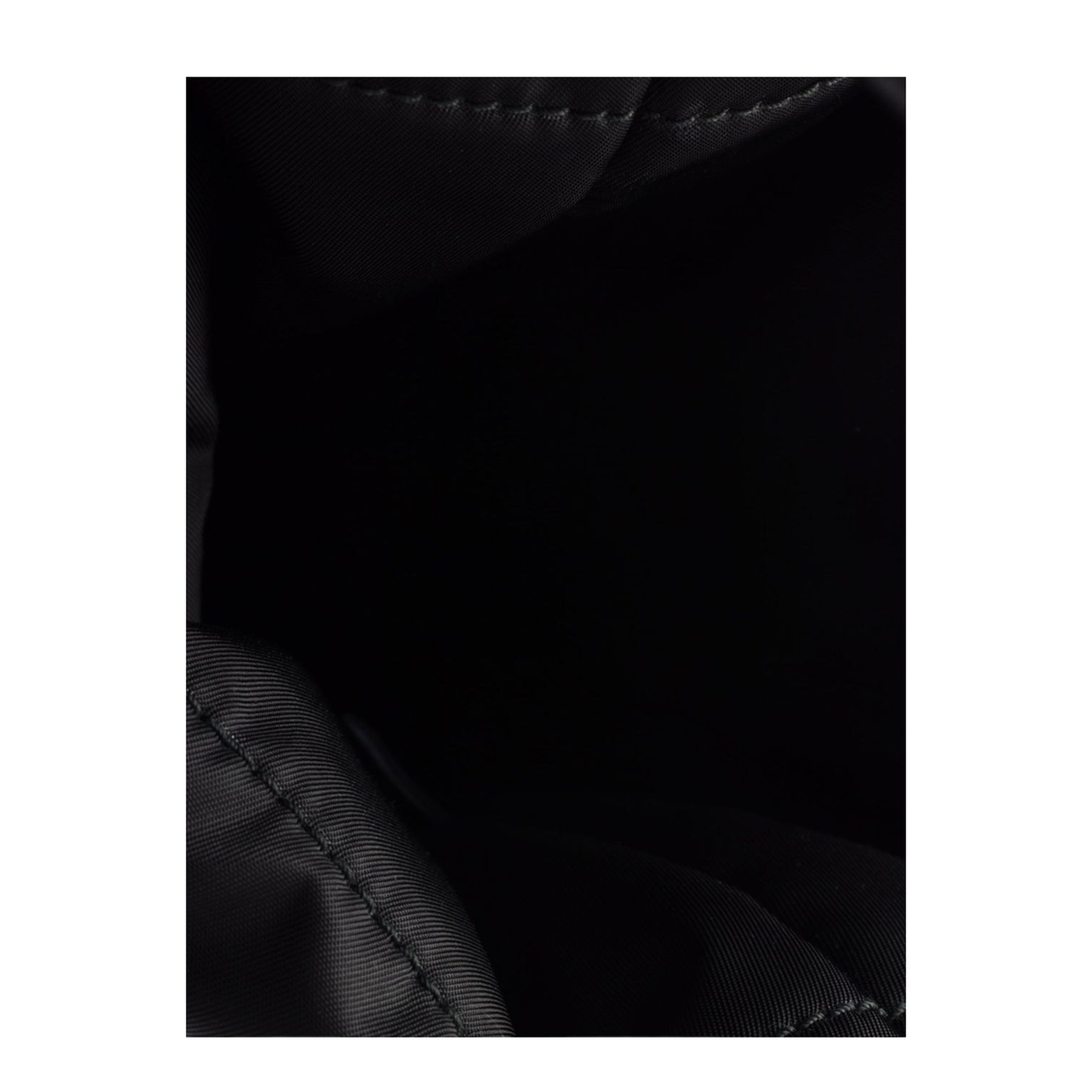 Sac Noir Mini Re-Nylon Nappa Leather Bucket Bag Black - Image 5