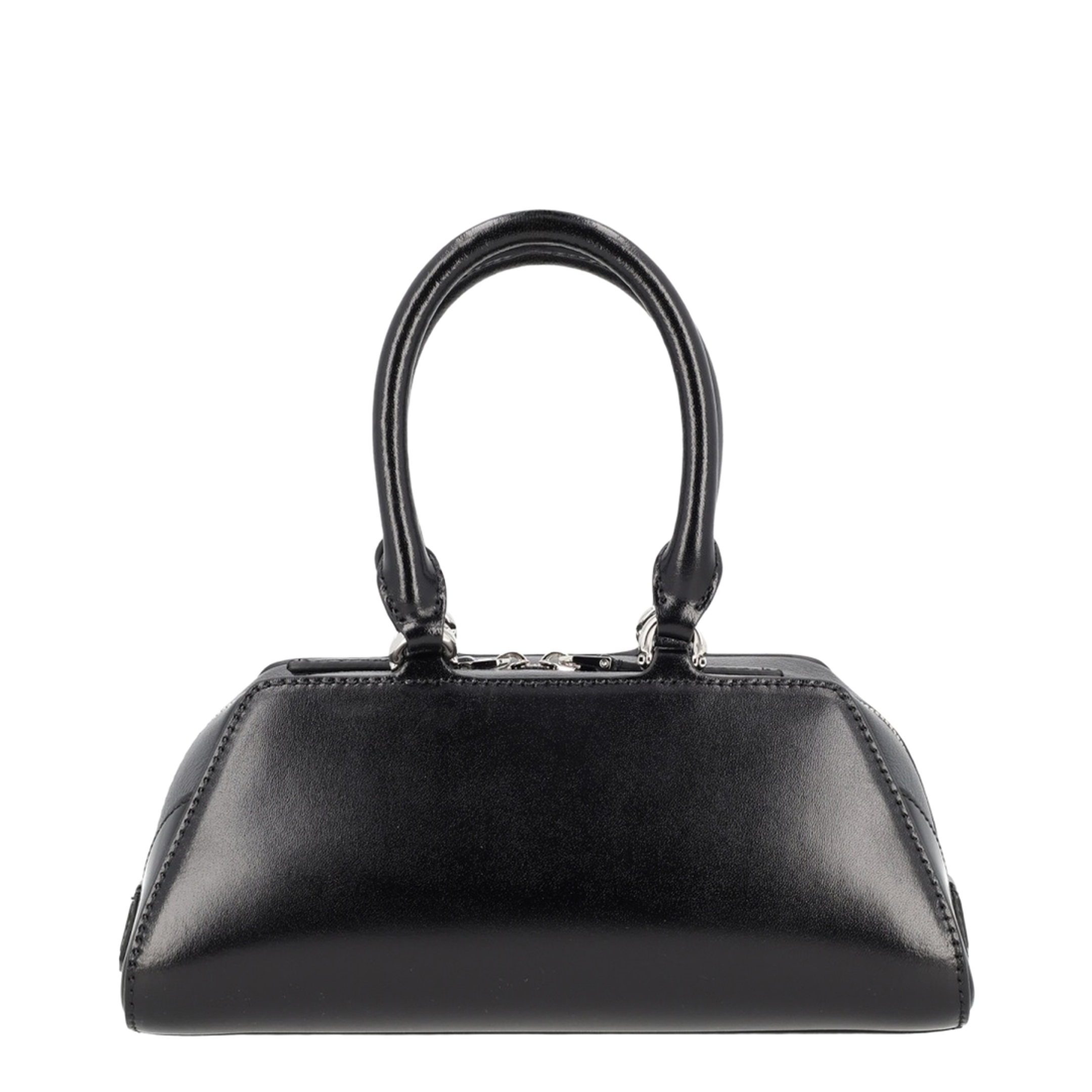 Antigona Mini Calfskin Handbag - Black - Image 3