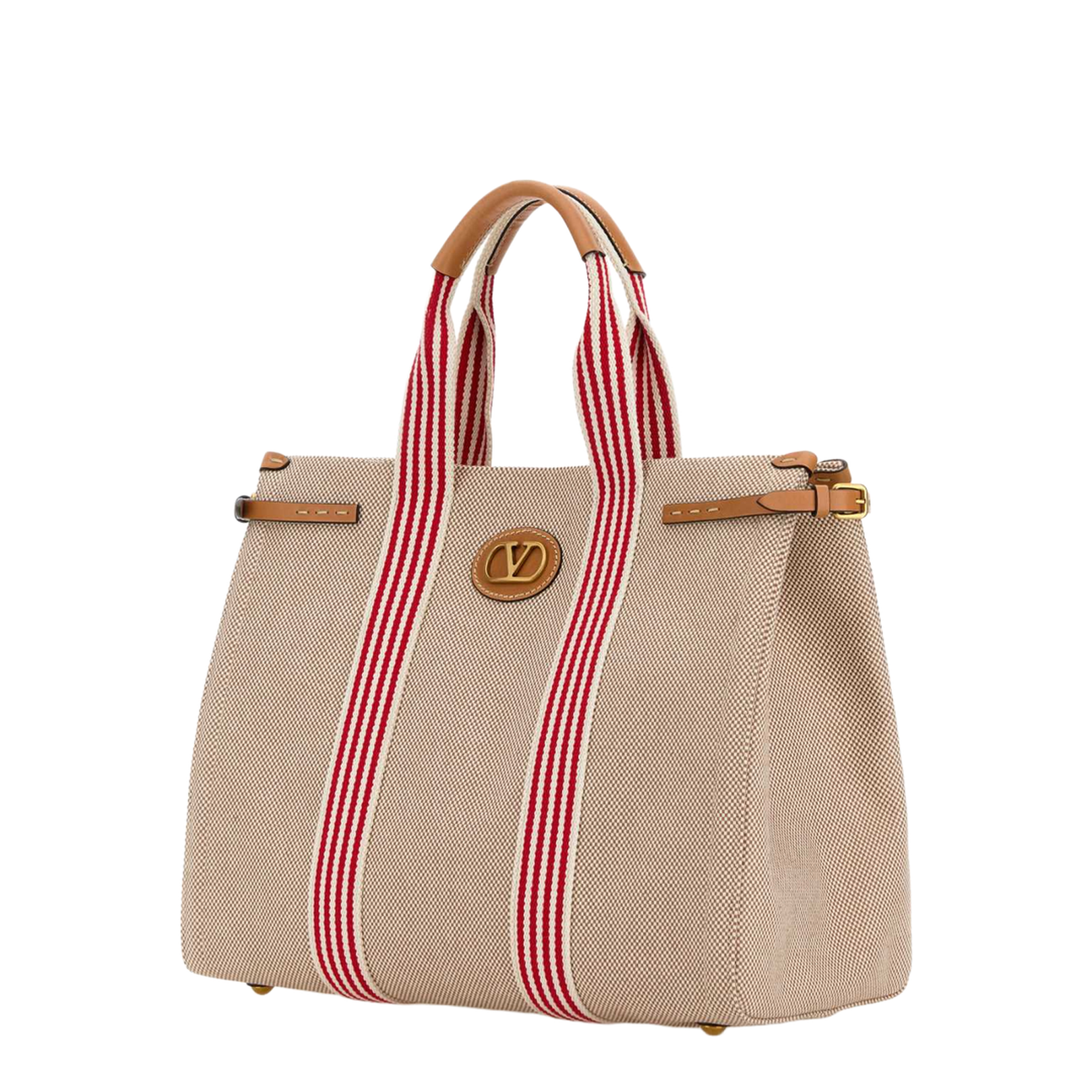 Two-tone Canvas Antibes Shopping Bag - Image 2