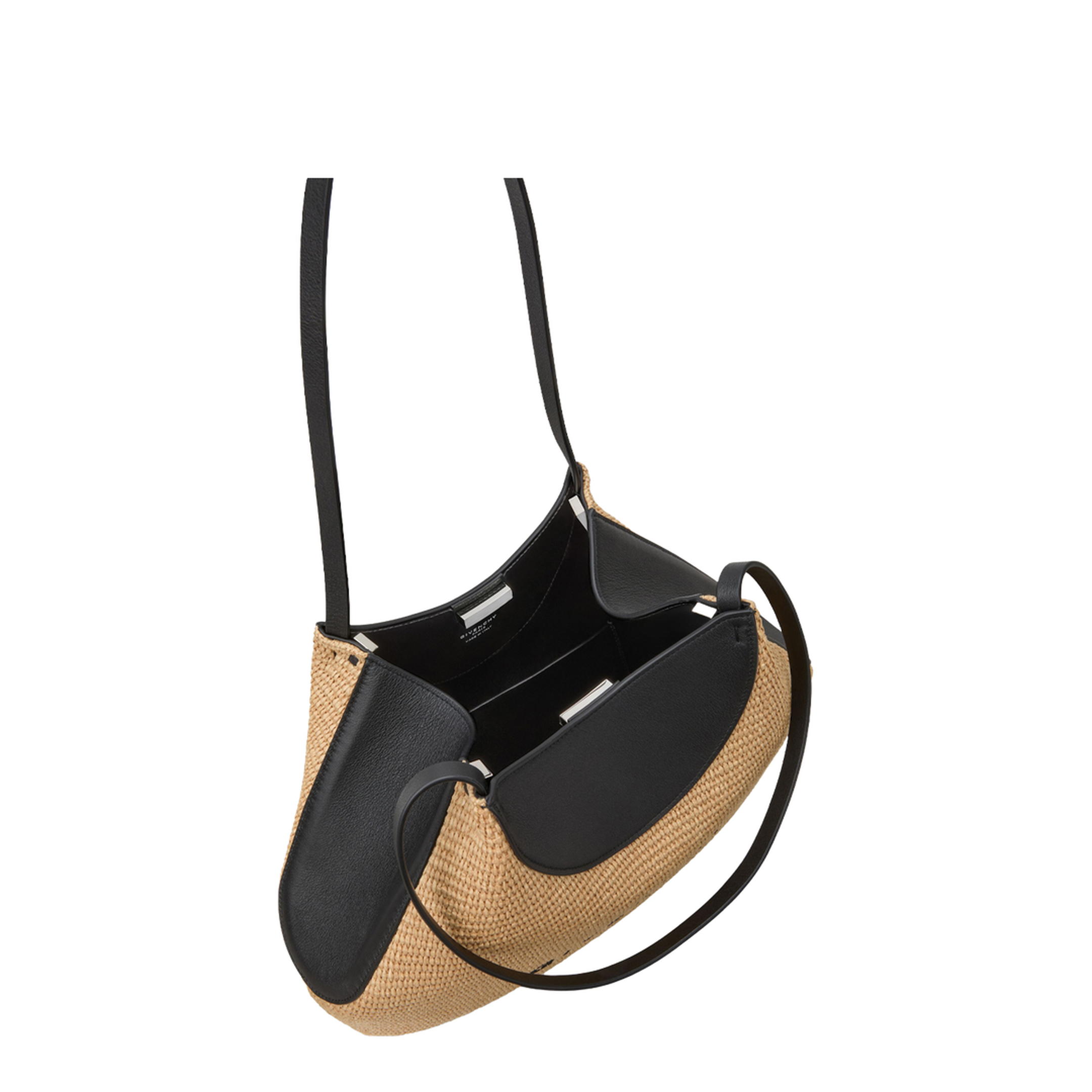 Facet Small Raffia Tote Bag - Natural - Image 5