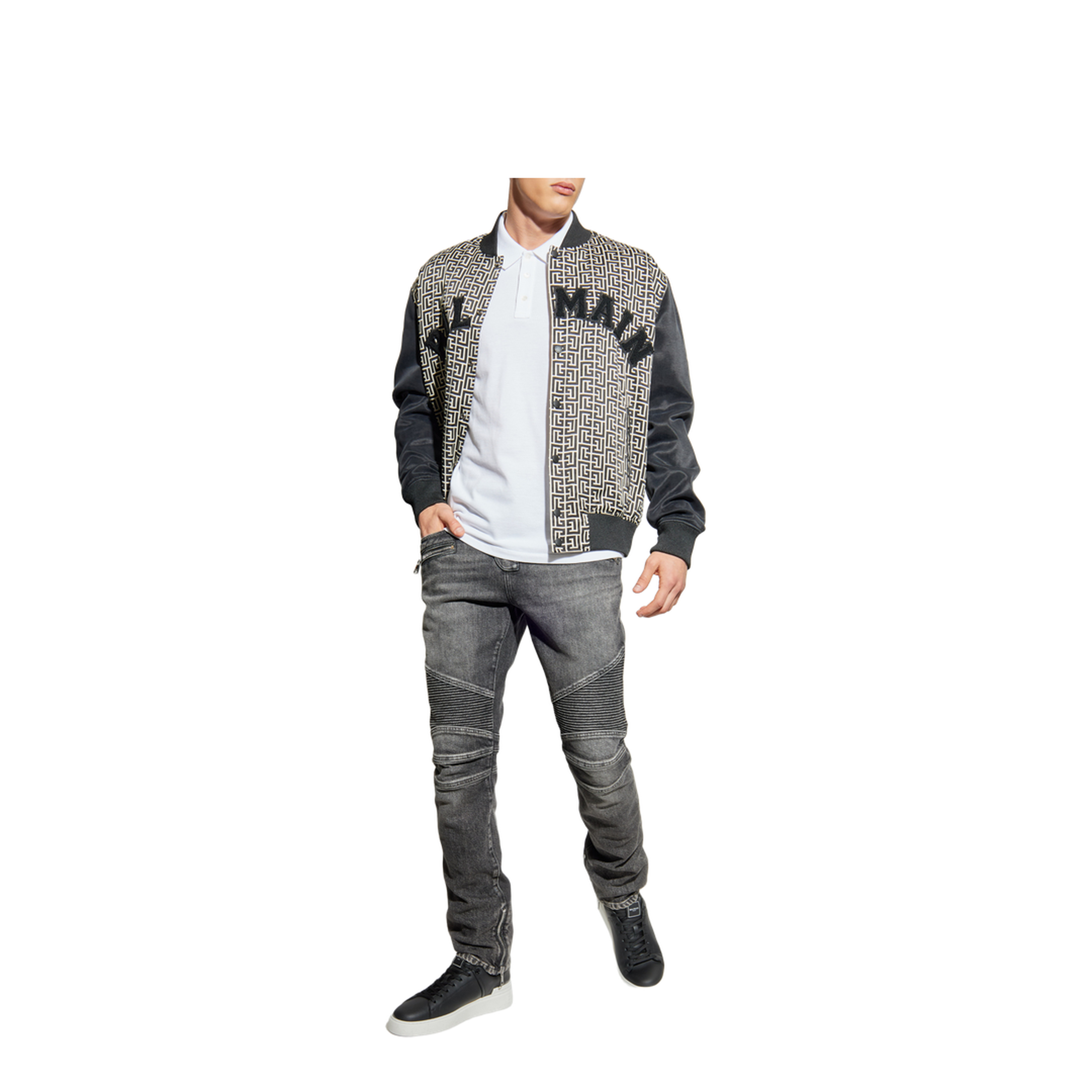 Slim-fit Biker Trousers Denim - Image 4