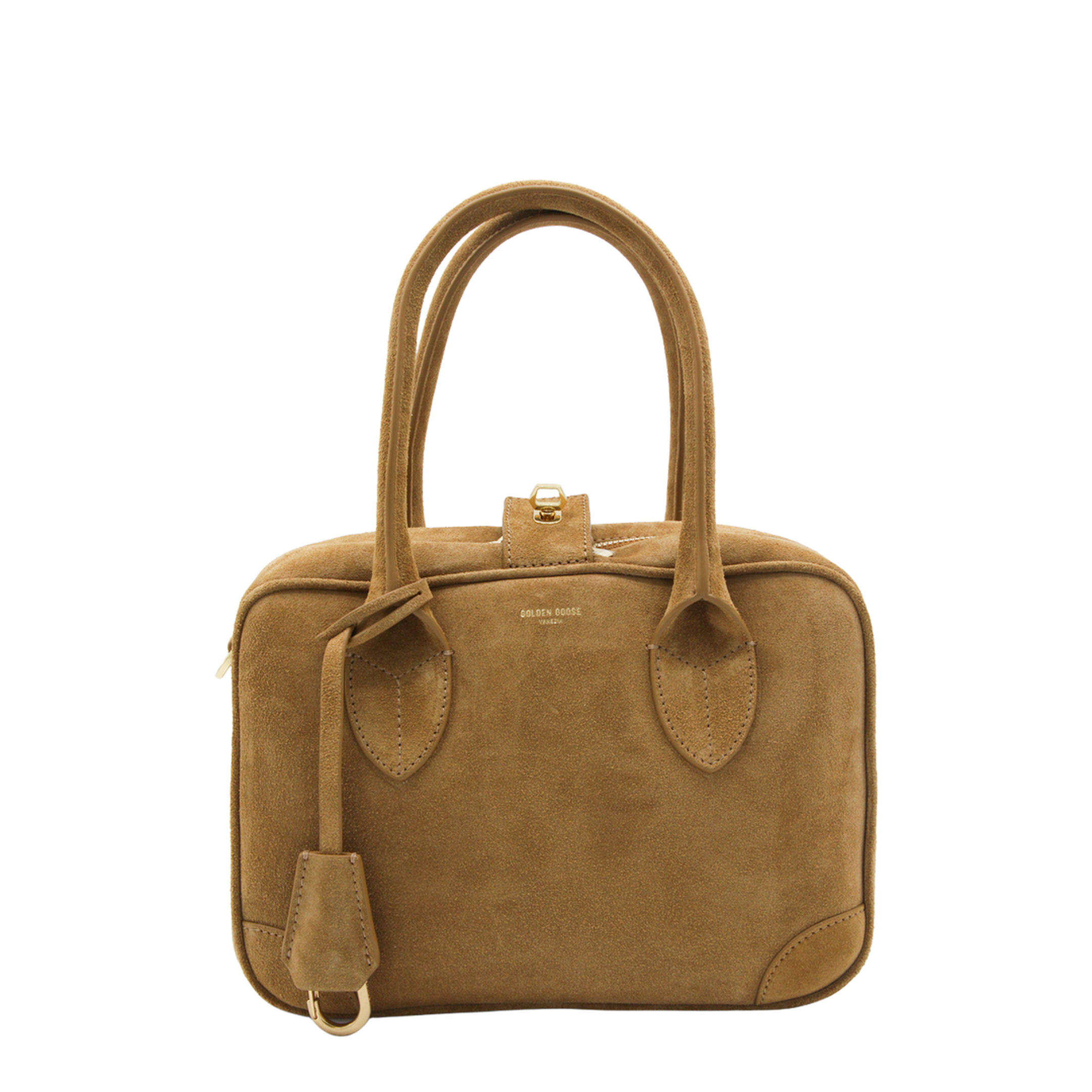 Vita Calf Suede Tote - Camel - Image 1