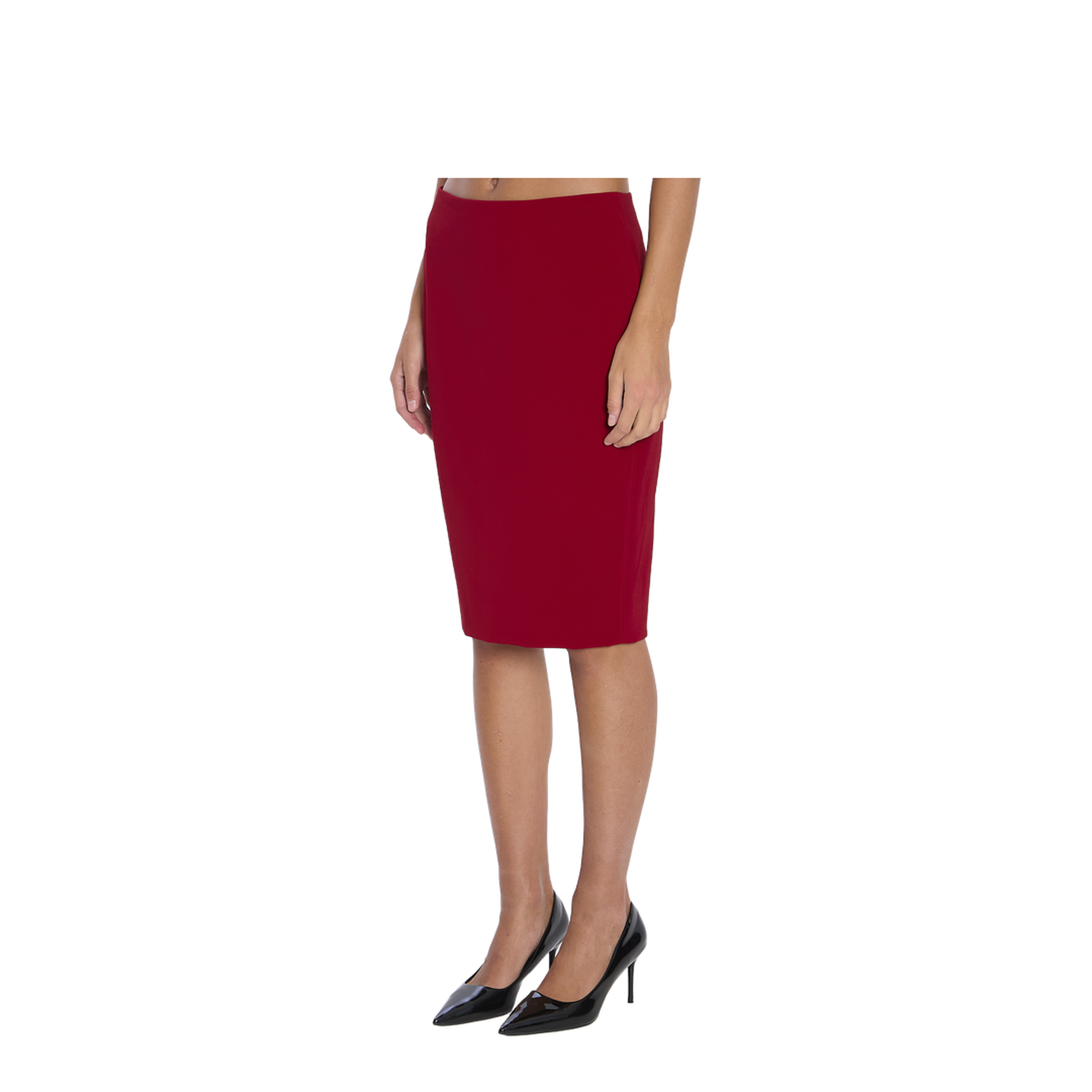 Pencil Skirt in Red - Image 2