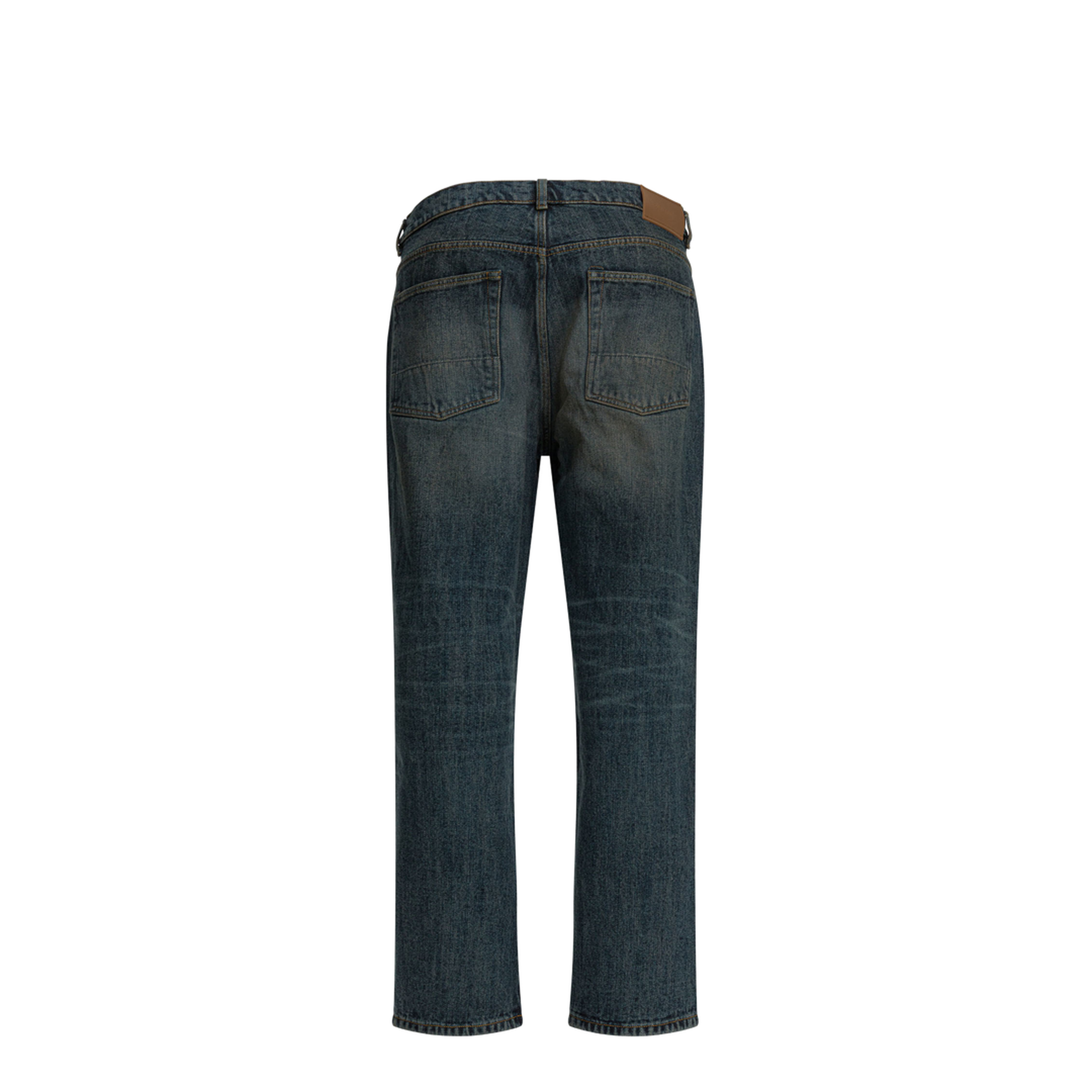 Straight Leg Jeans In Storm Wash - Image 2