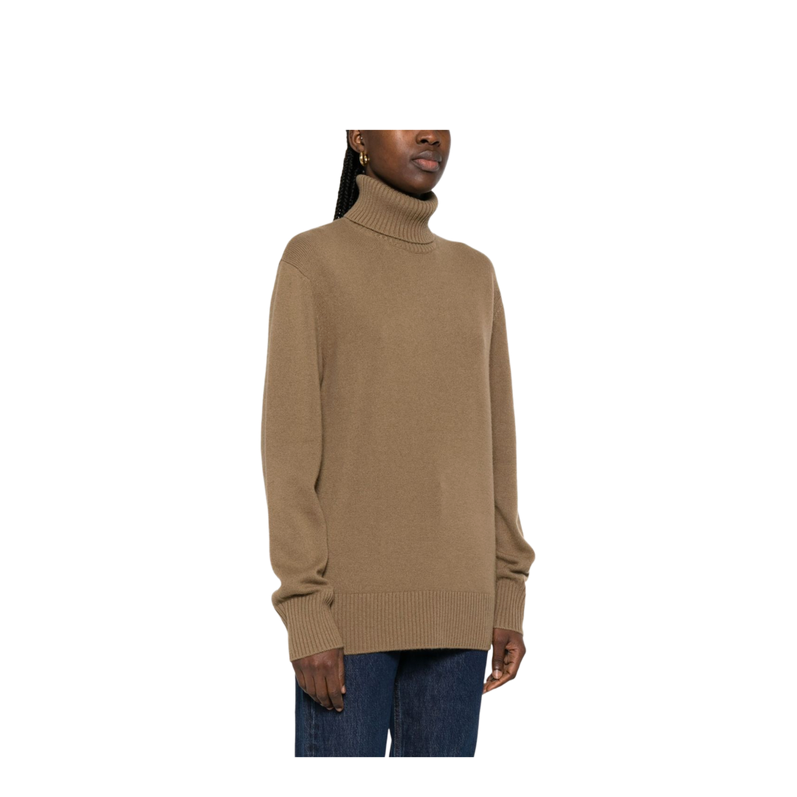 Oversize Cashmere Roll Neck - Image 3