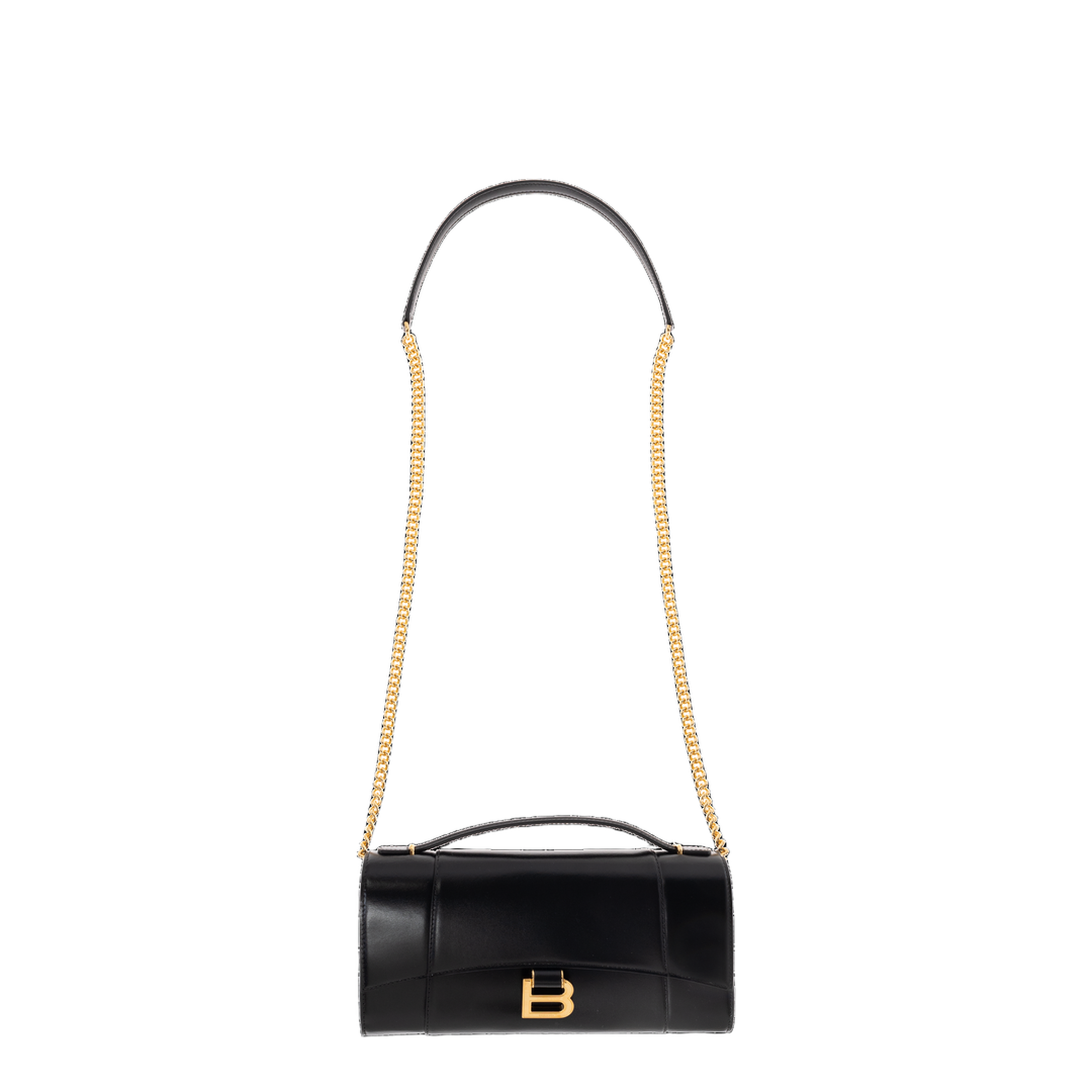 Hourglass Calfskin Pochette - Black - Image 5