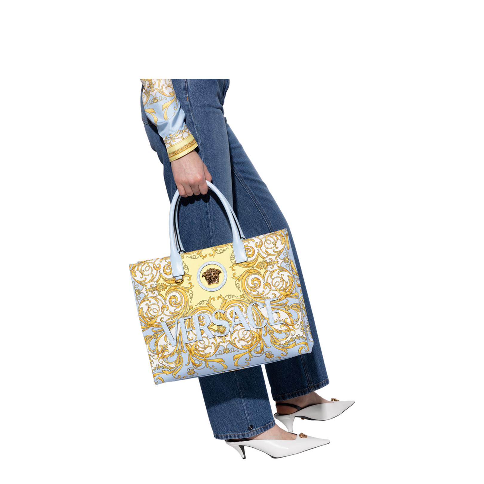 Allover La Medusa Large Shopper Bag - Image 2