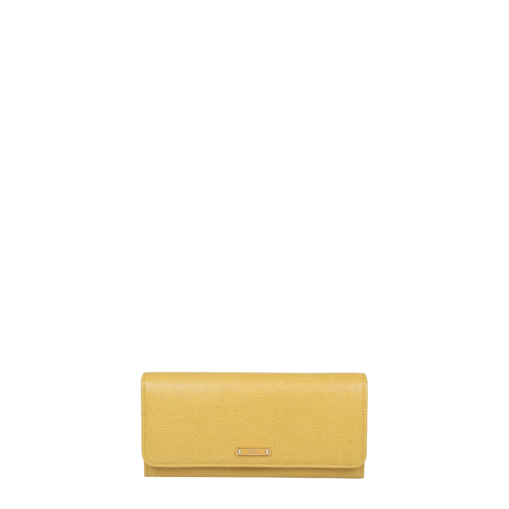 Yellow Leather Long Wallet - Image 1