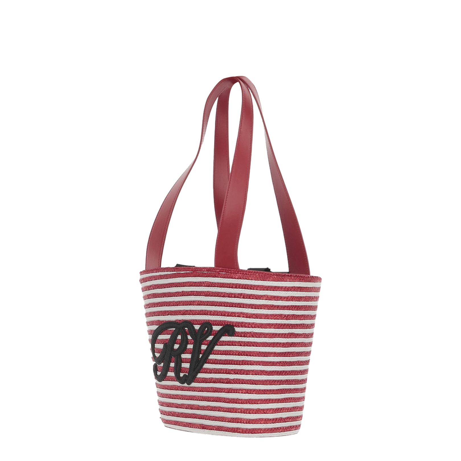 Small Shopping Bag in Raffia - Image 2
