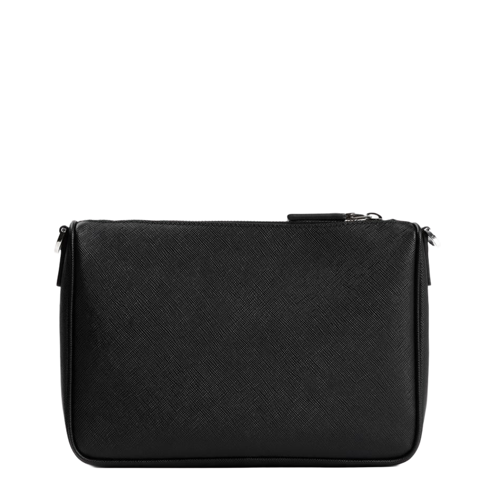 Saffiano Shoulder Bag Leather Black - Image 2