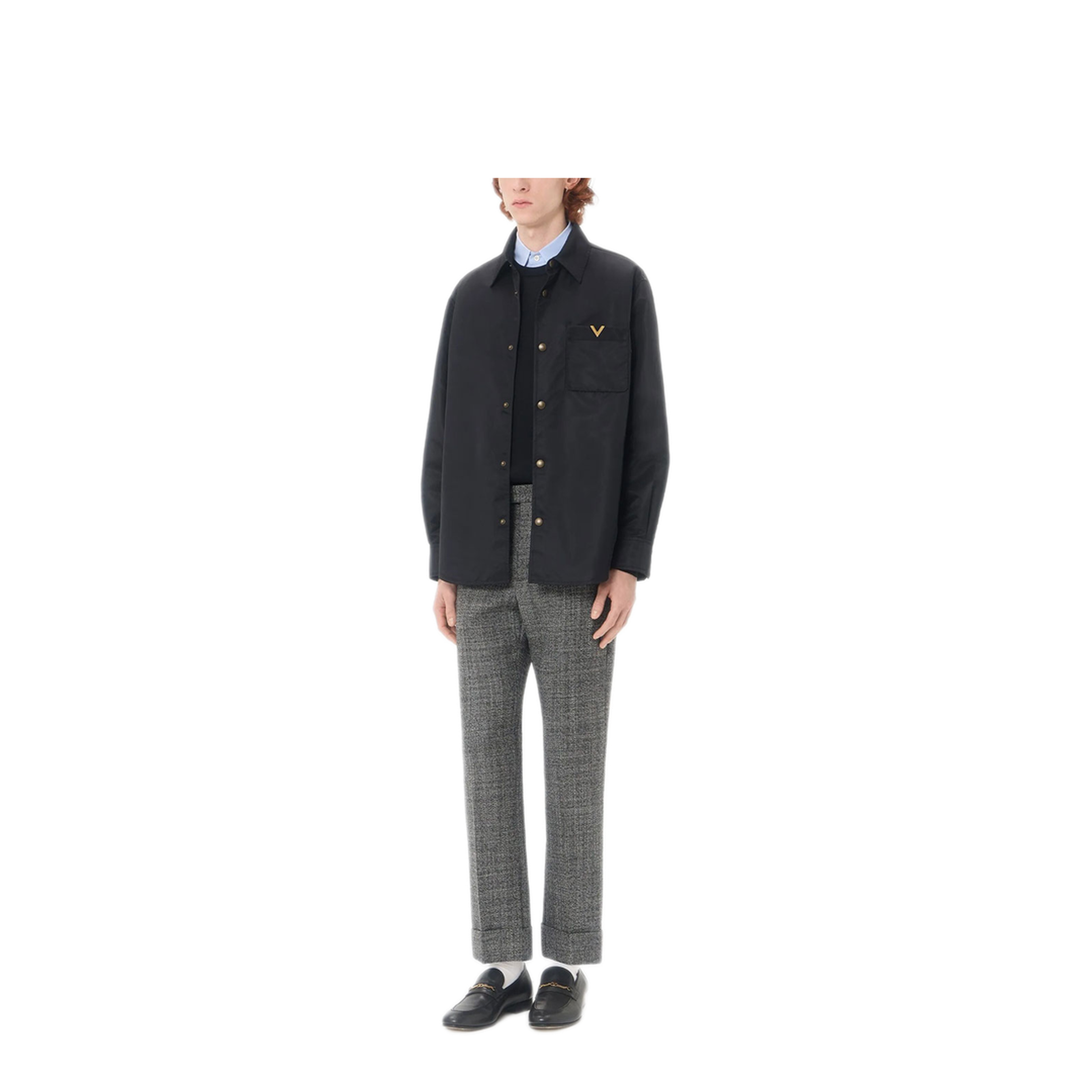 Wool Jumper with Vlogo Embroidery - Image 2