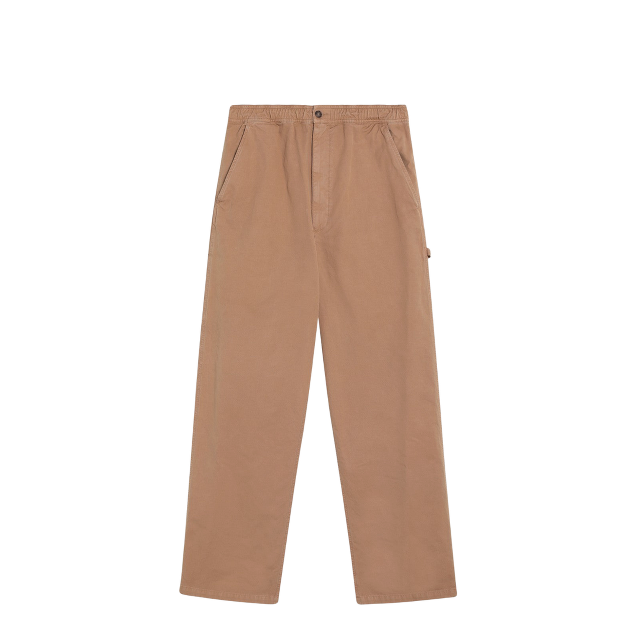 Baggy Loose Ochre Cotton Pants - Image 1