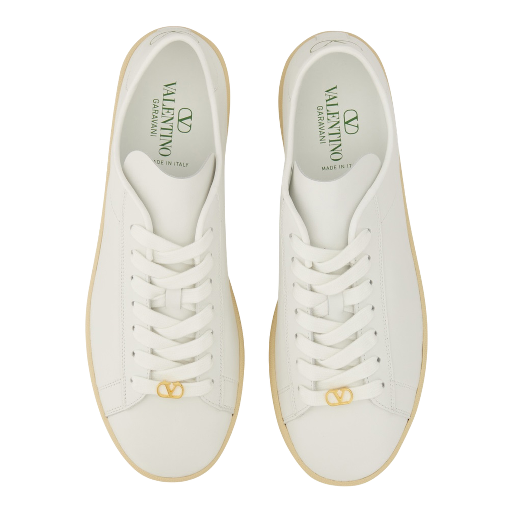 White Leather Sneakers - Image 6