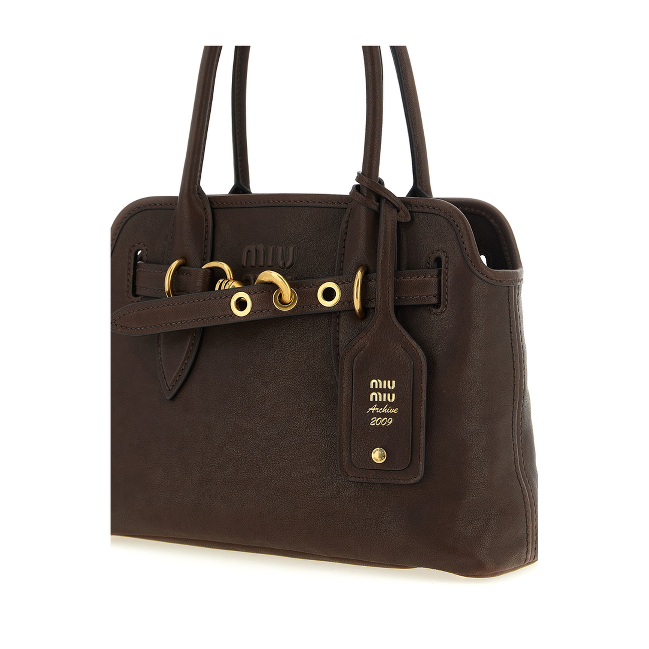 Aventure Nappa Leather Handbag - Briarwood - Image 3