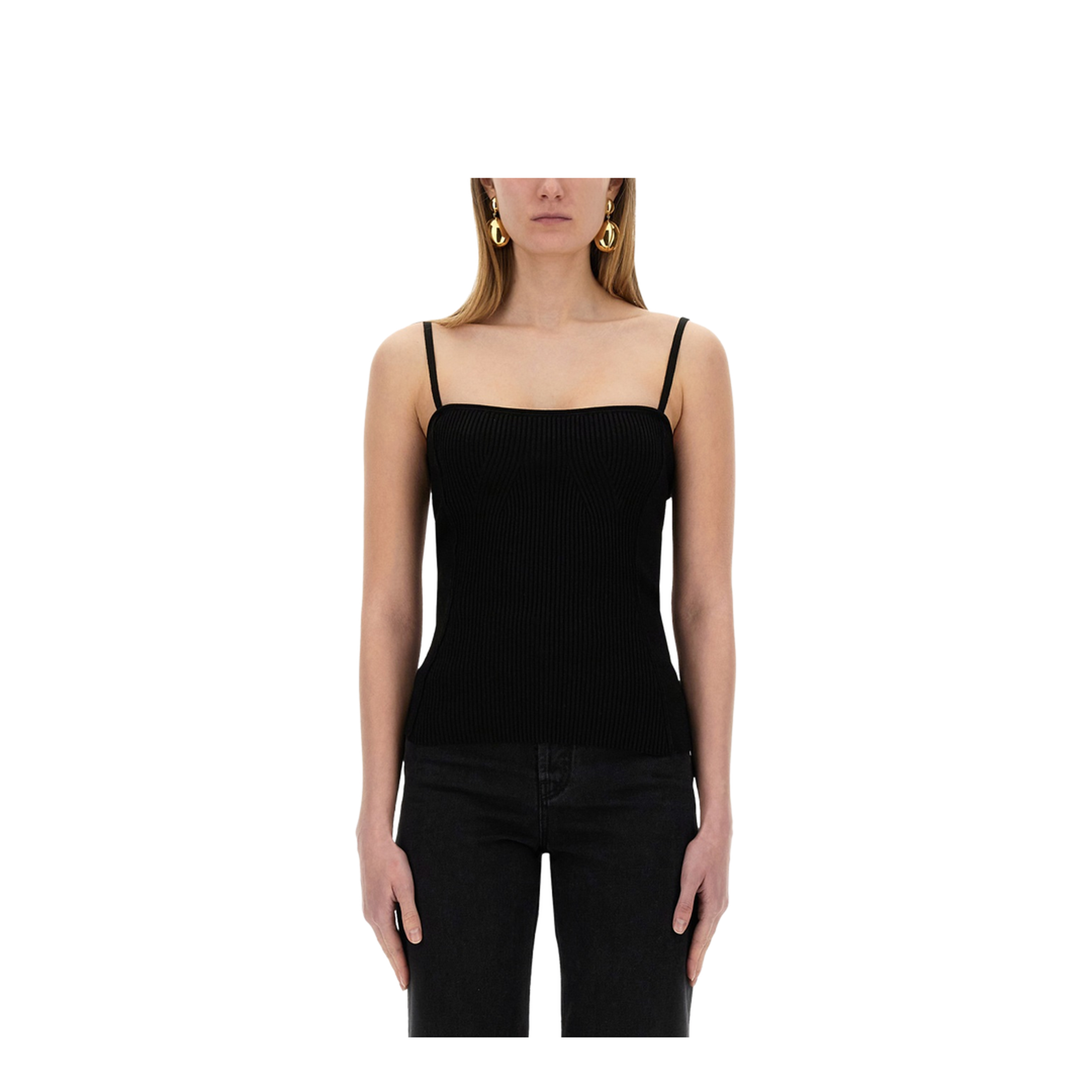 Ribbed Singlet Top - Image 1