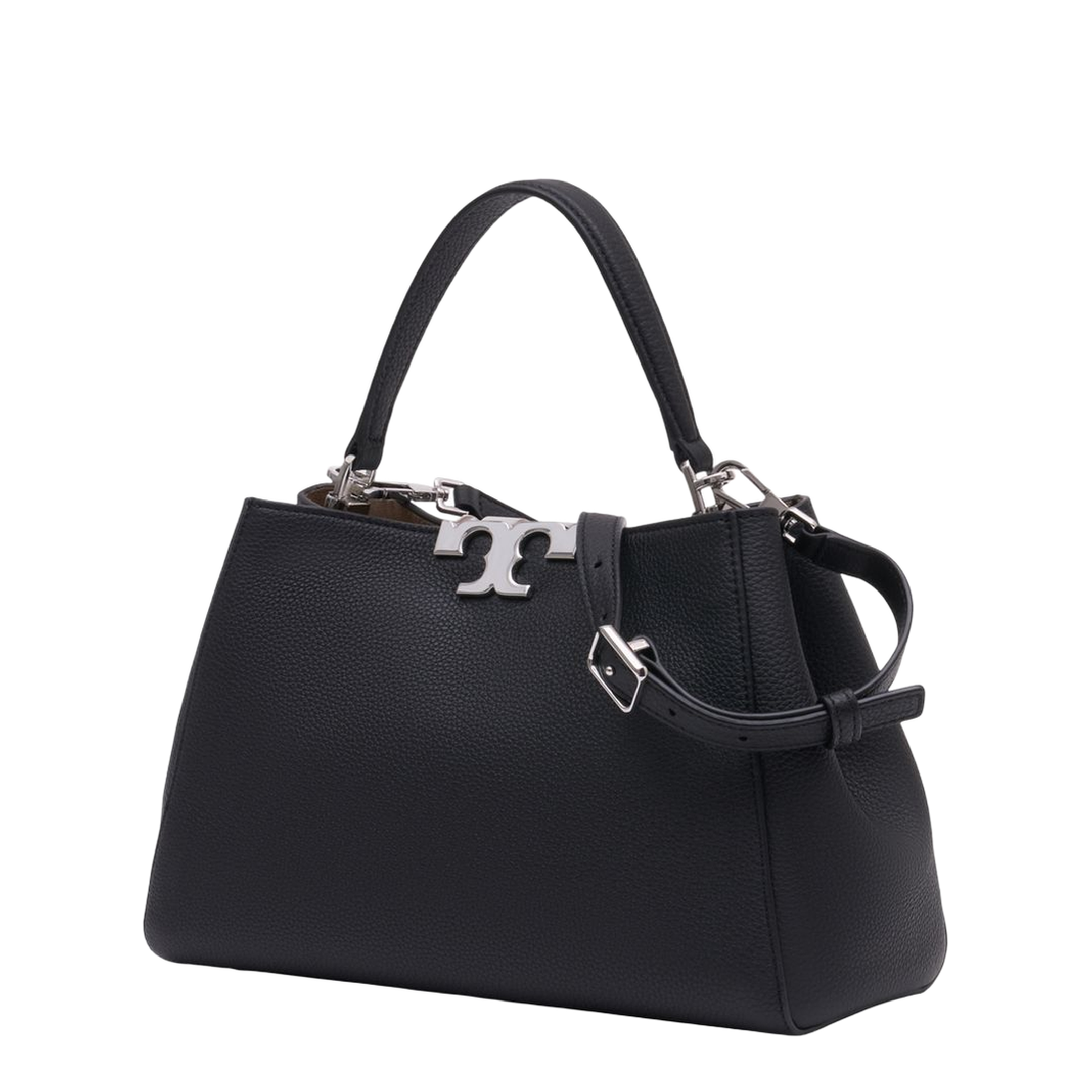 Eleanor Pebbled Medium Satchel Bag - Image 2
