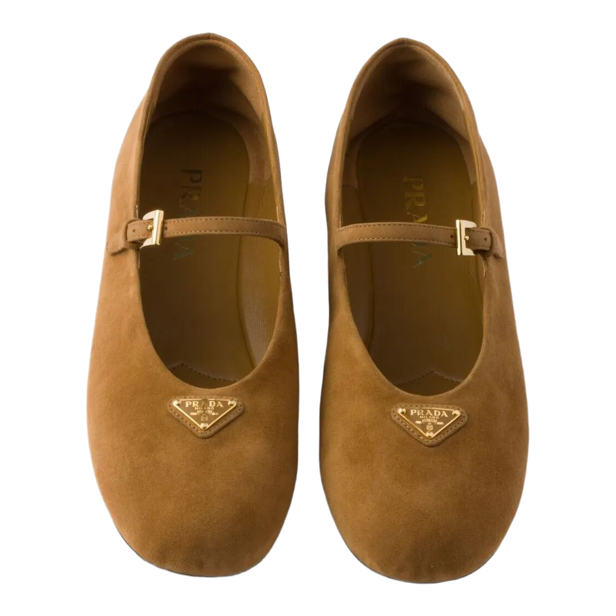 Round Toe Suede Ballerinas - Image 2