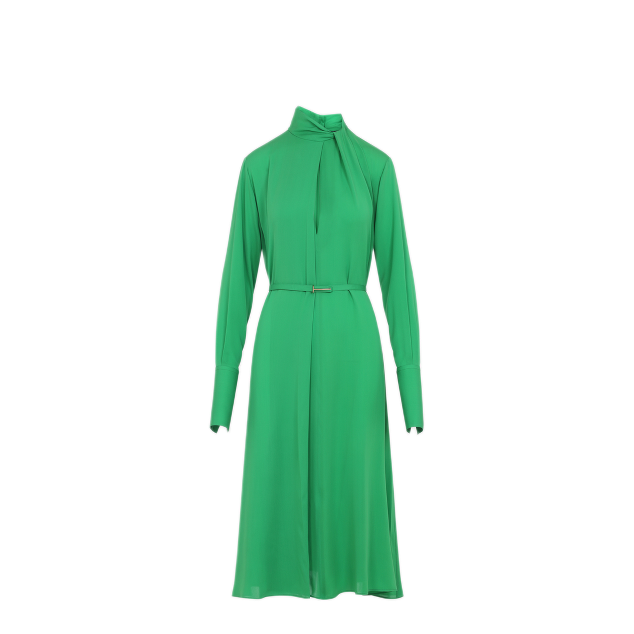 Washed Silk Midi Dress - Image 1