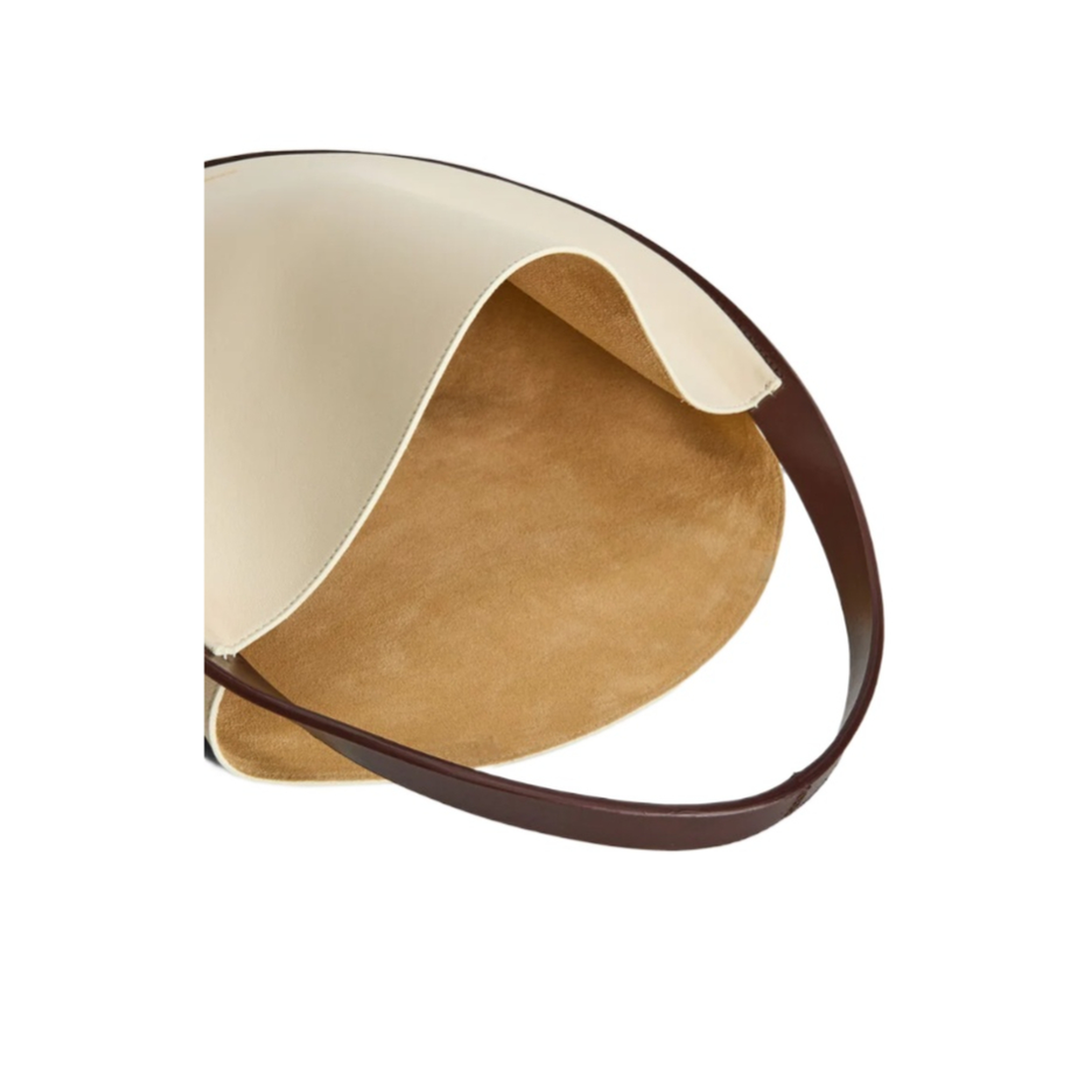Ivory Leather Pivot Shoulder Bag - Image 2