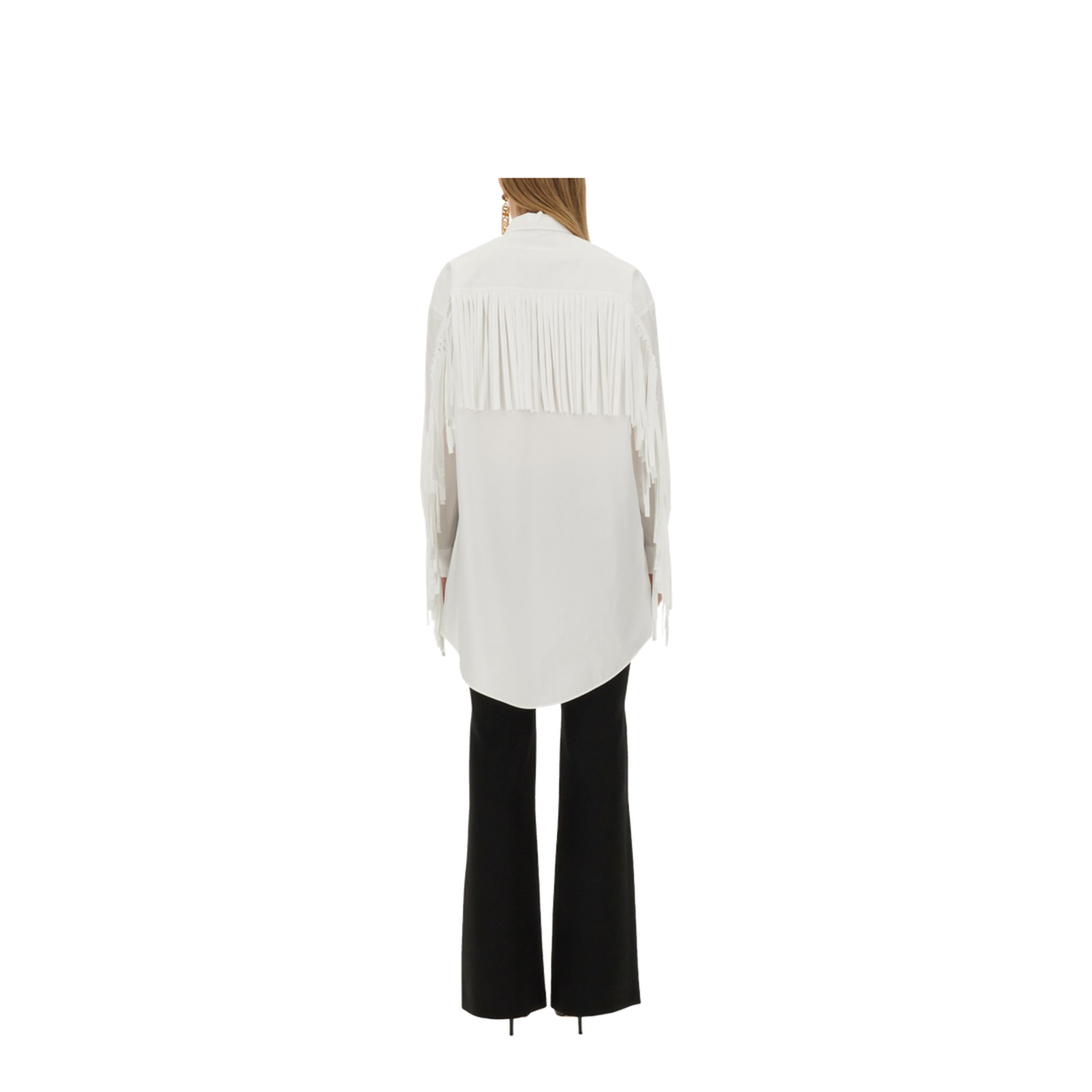 Oversized Couture Shirt in White - Image 3