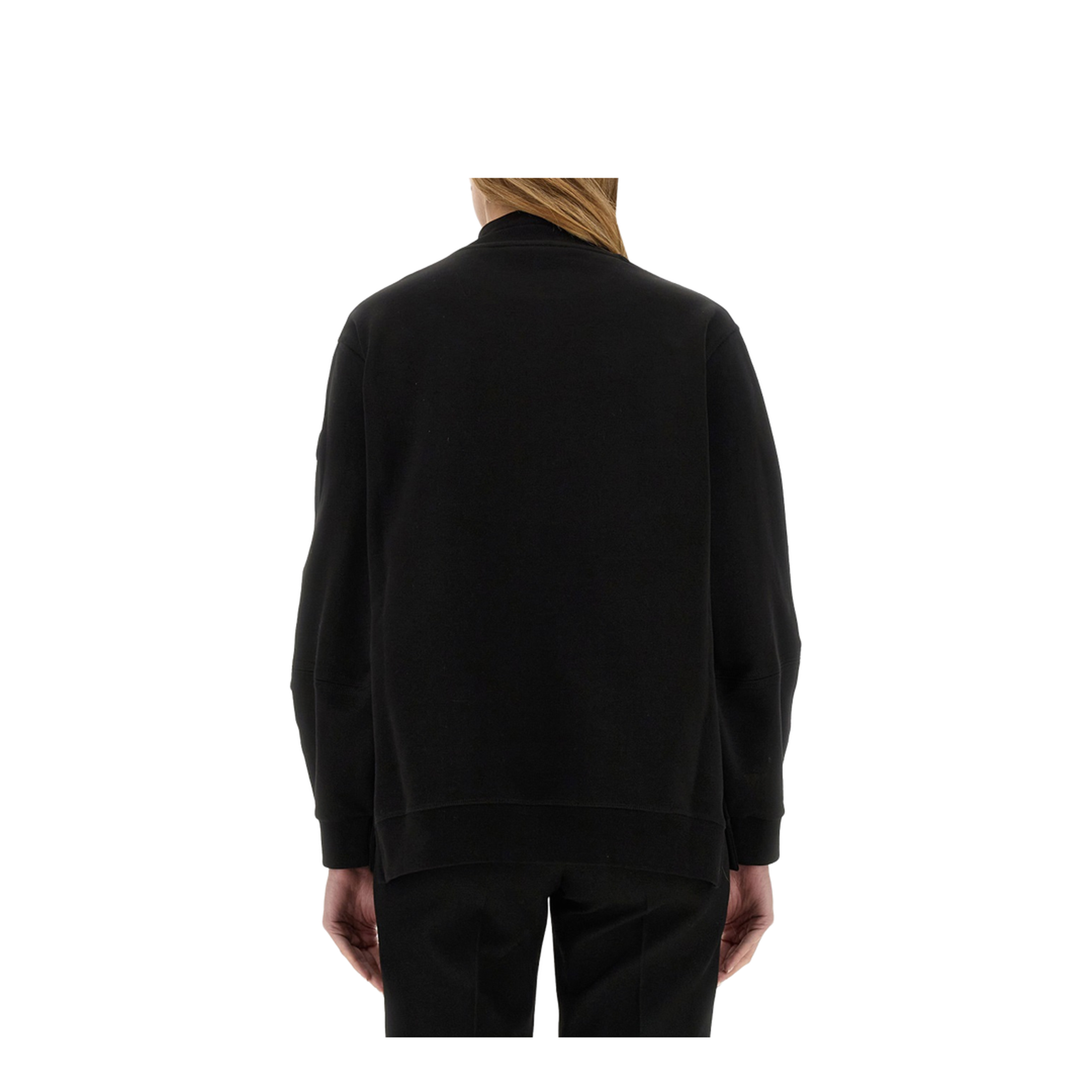 Black Cotton Oversize Sweatshirt - Image 7