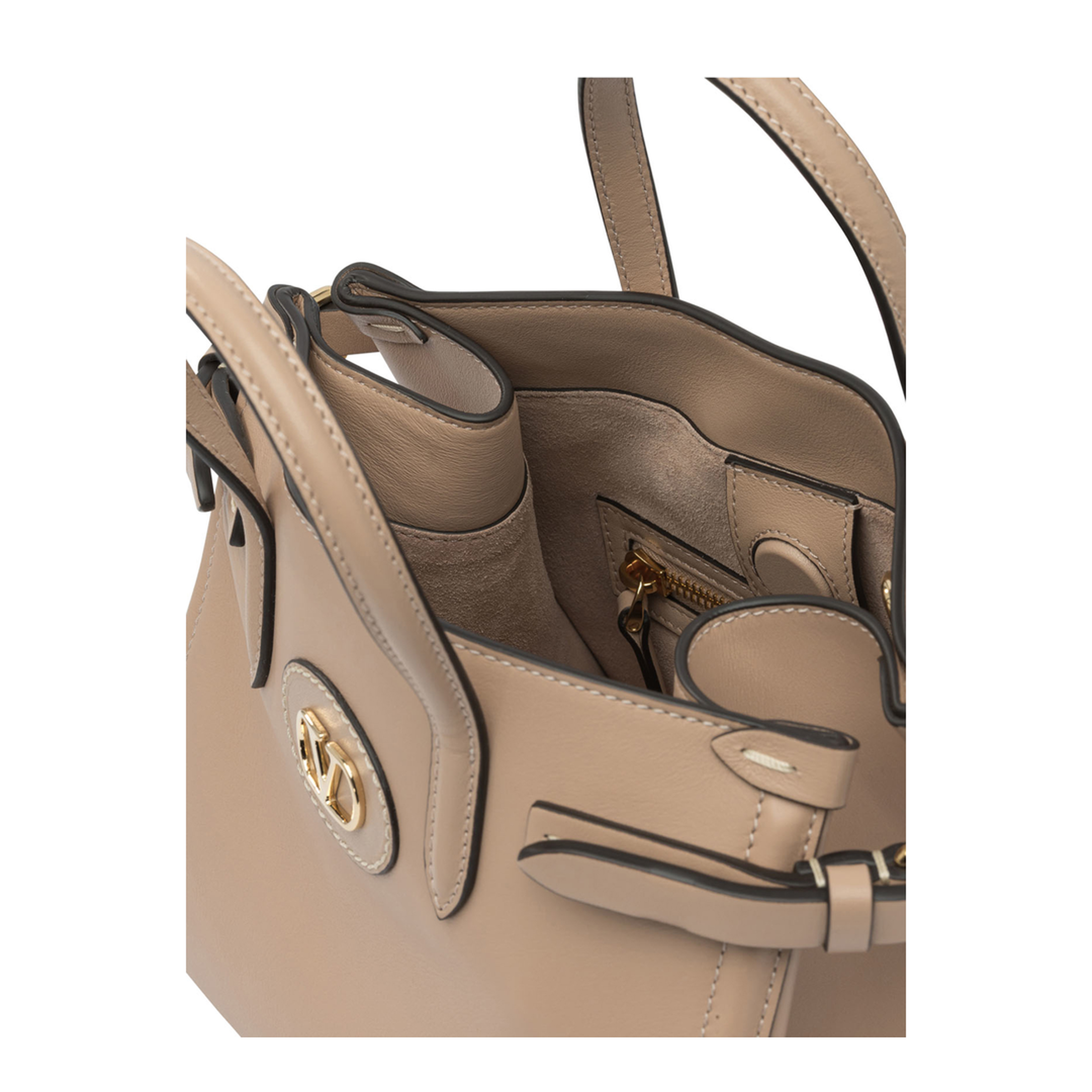 Leather Tote - Pink - Image 5