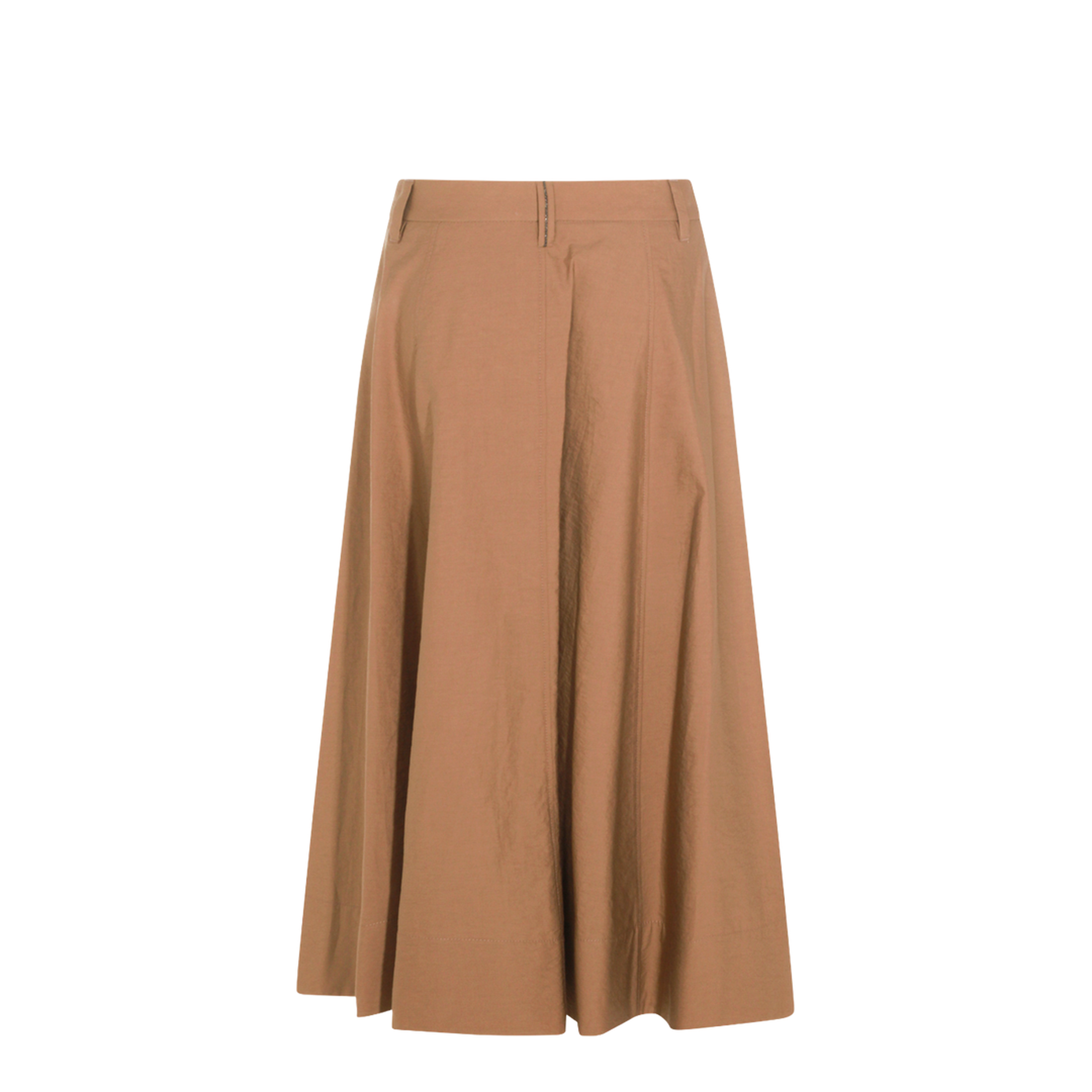 Women's Cotton Skirt Brown - Image 3