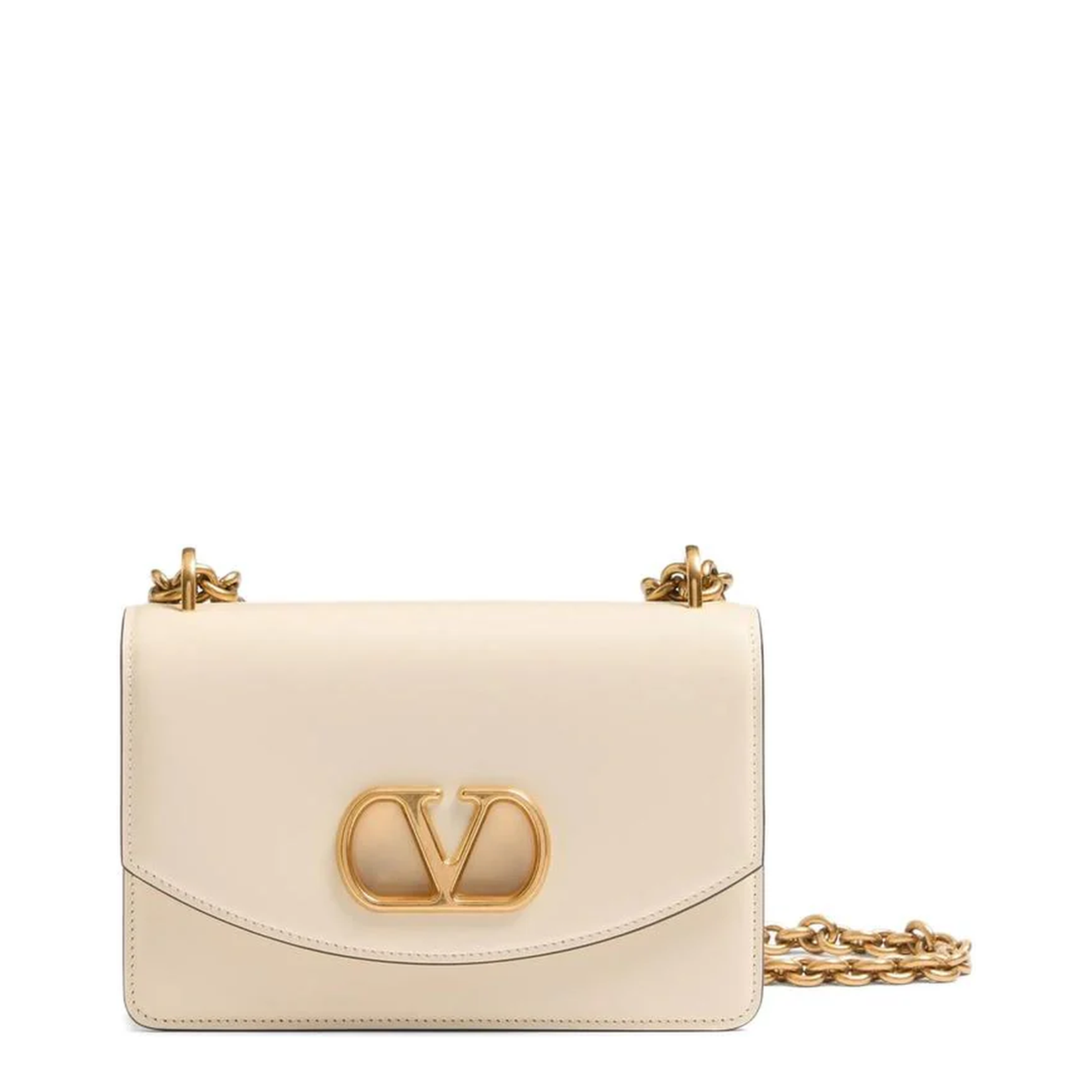 VLogo Signature Clutch Bag Beige - Image 1