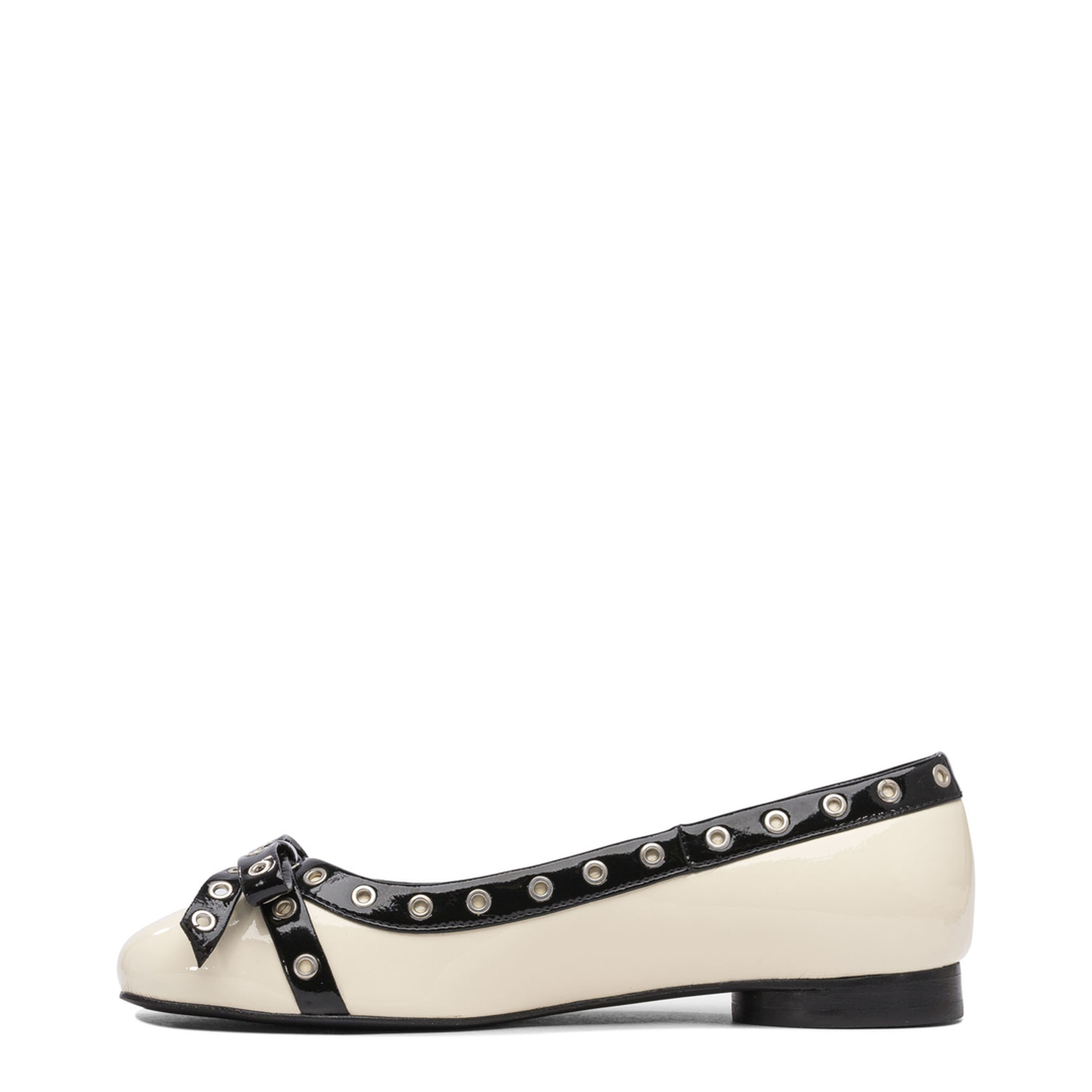 Eyelet Bow Ballet Flats - Image 3