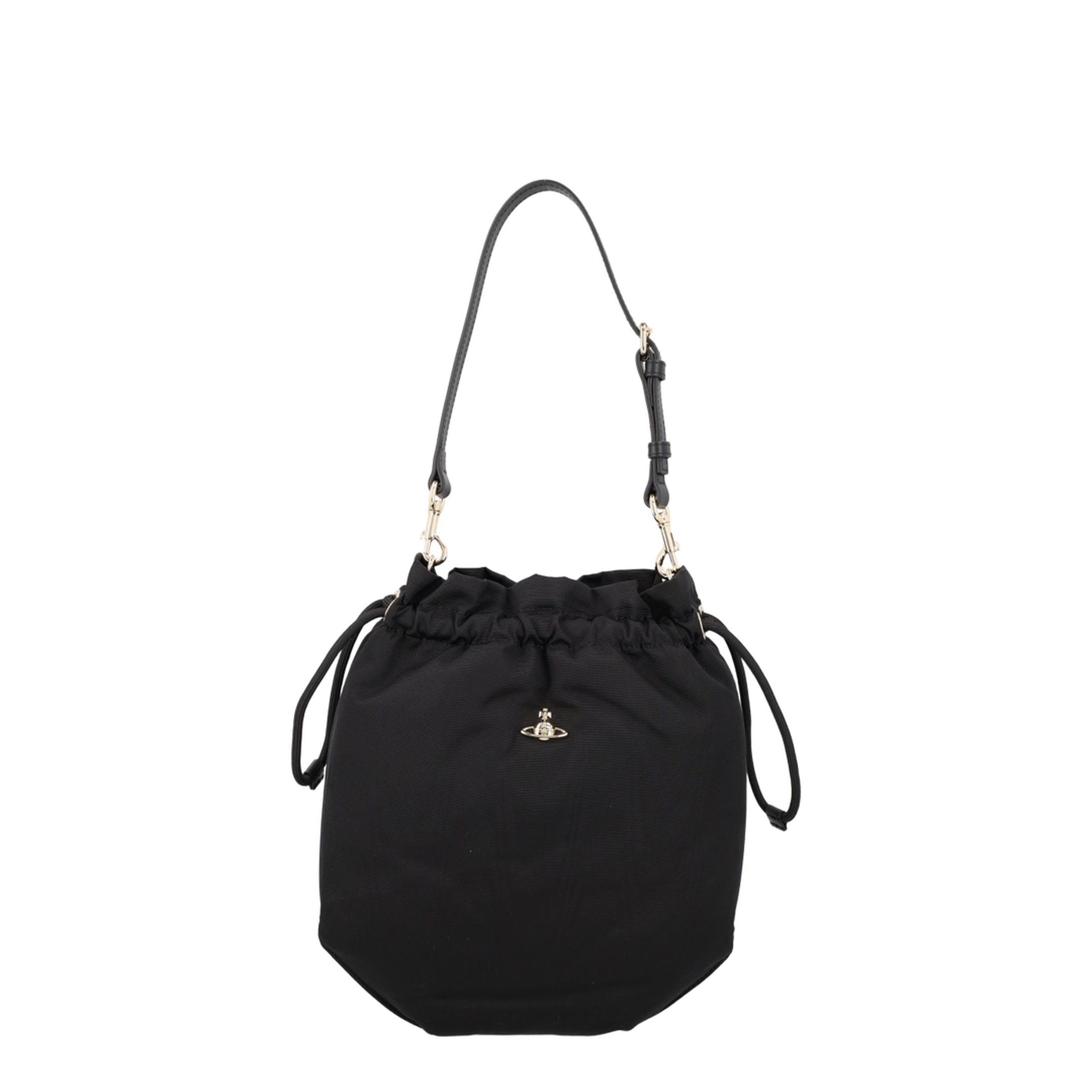 Small Viscose Handbag - Black - Image 1