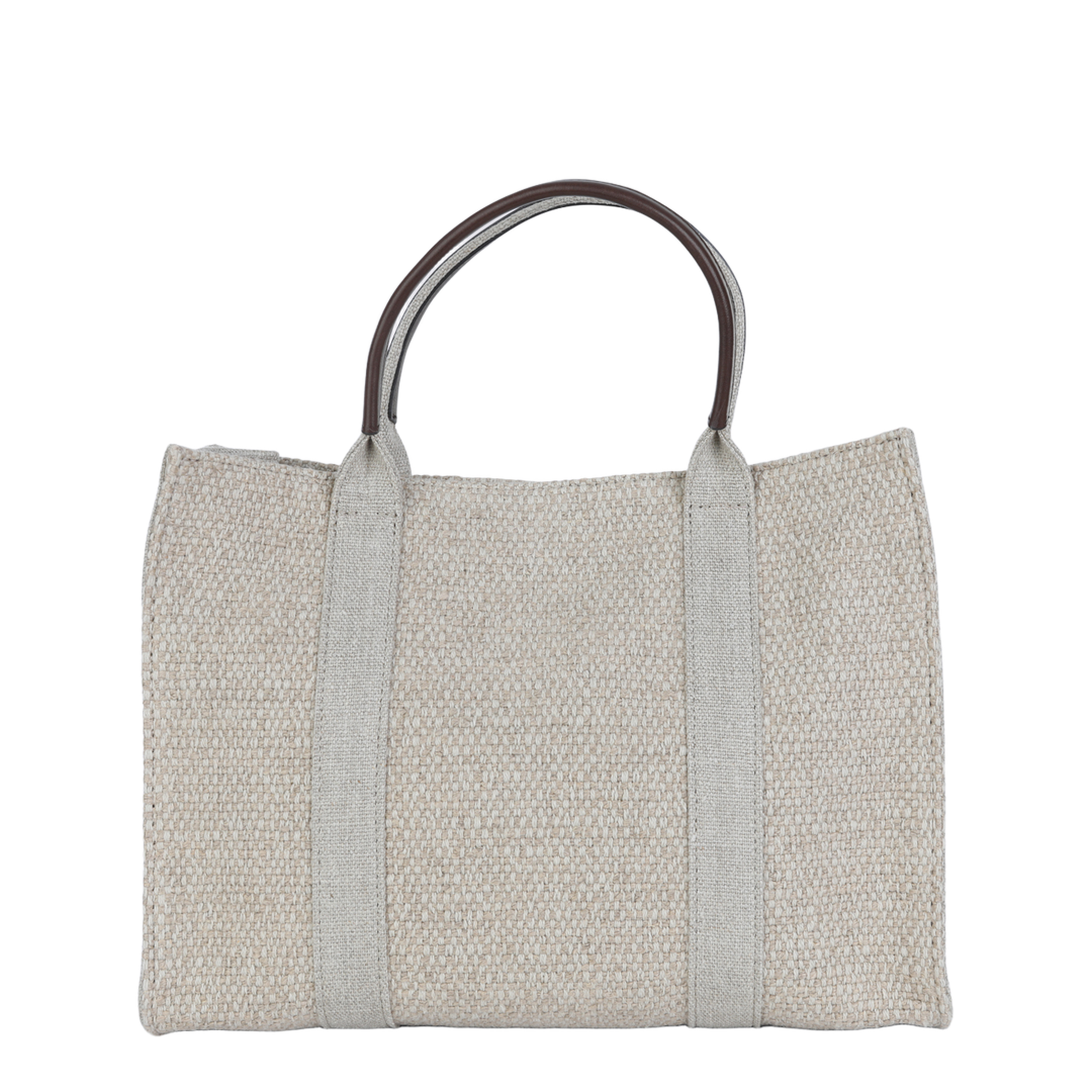 Georgia Canvas Tote - Beige - Image 3