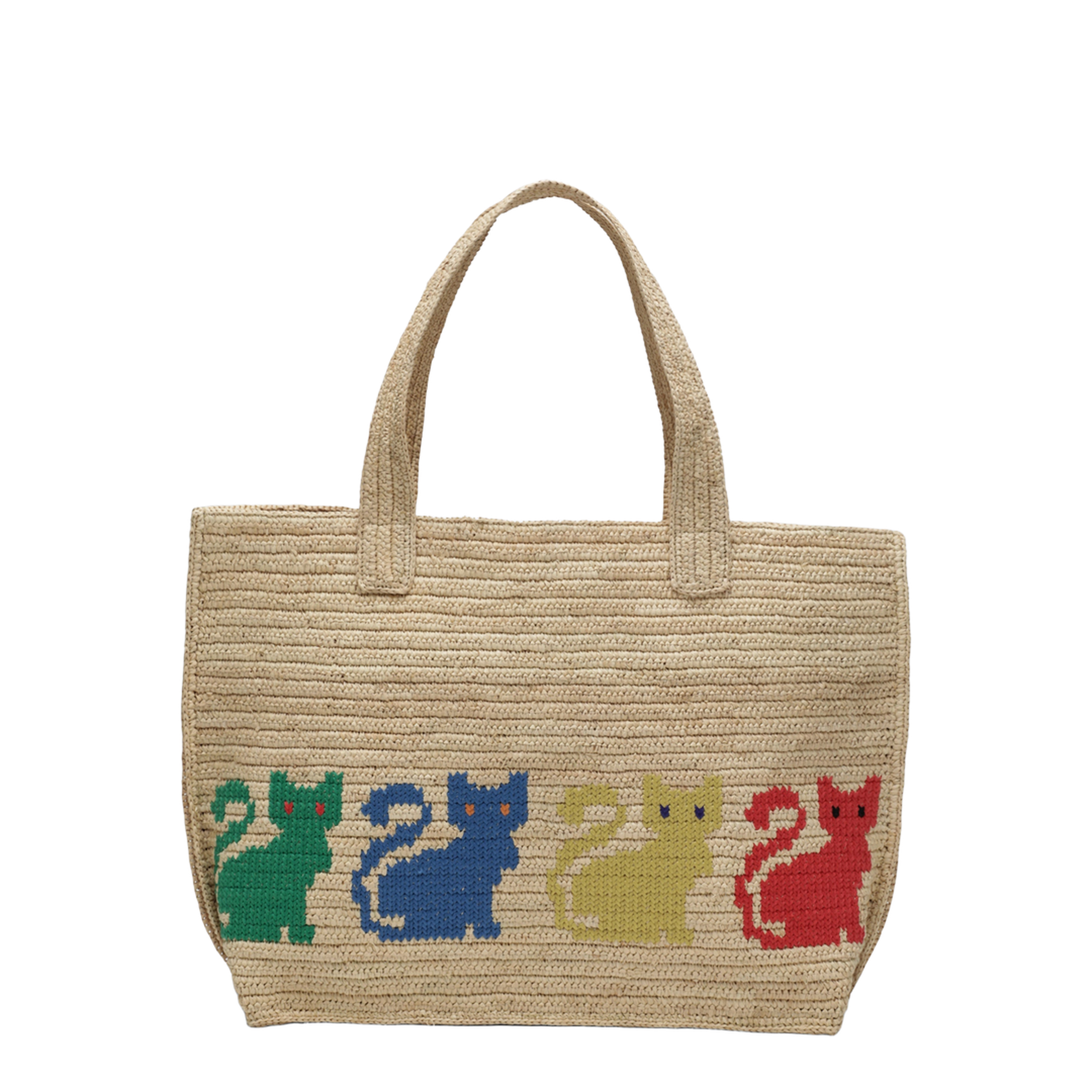 Large Raffiachat Shopping Bag - Image 2