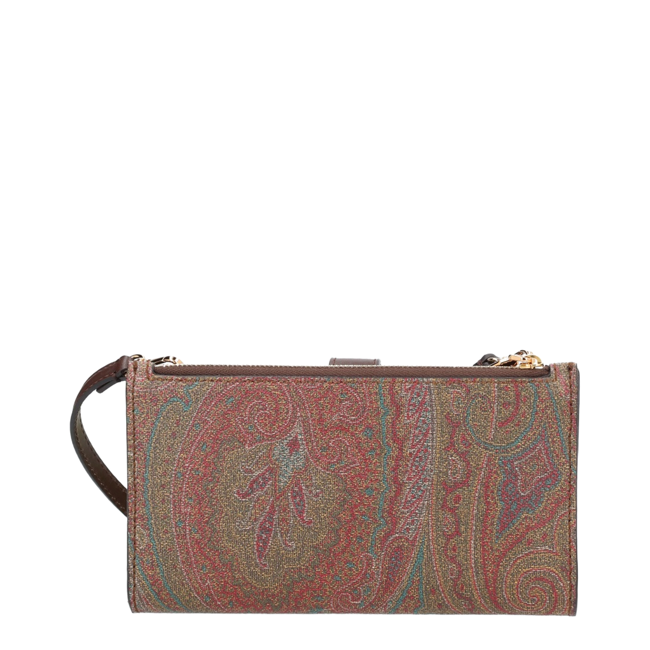 Etro Essential Arnica Wallet With Shoulder Strap - Brown - Image 3