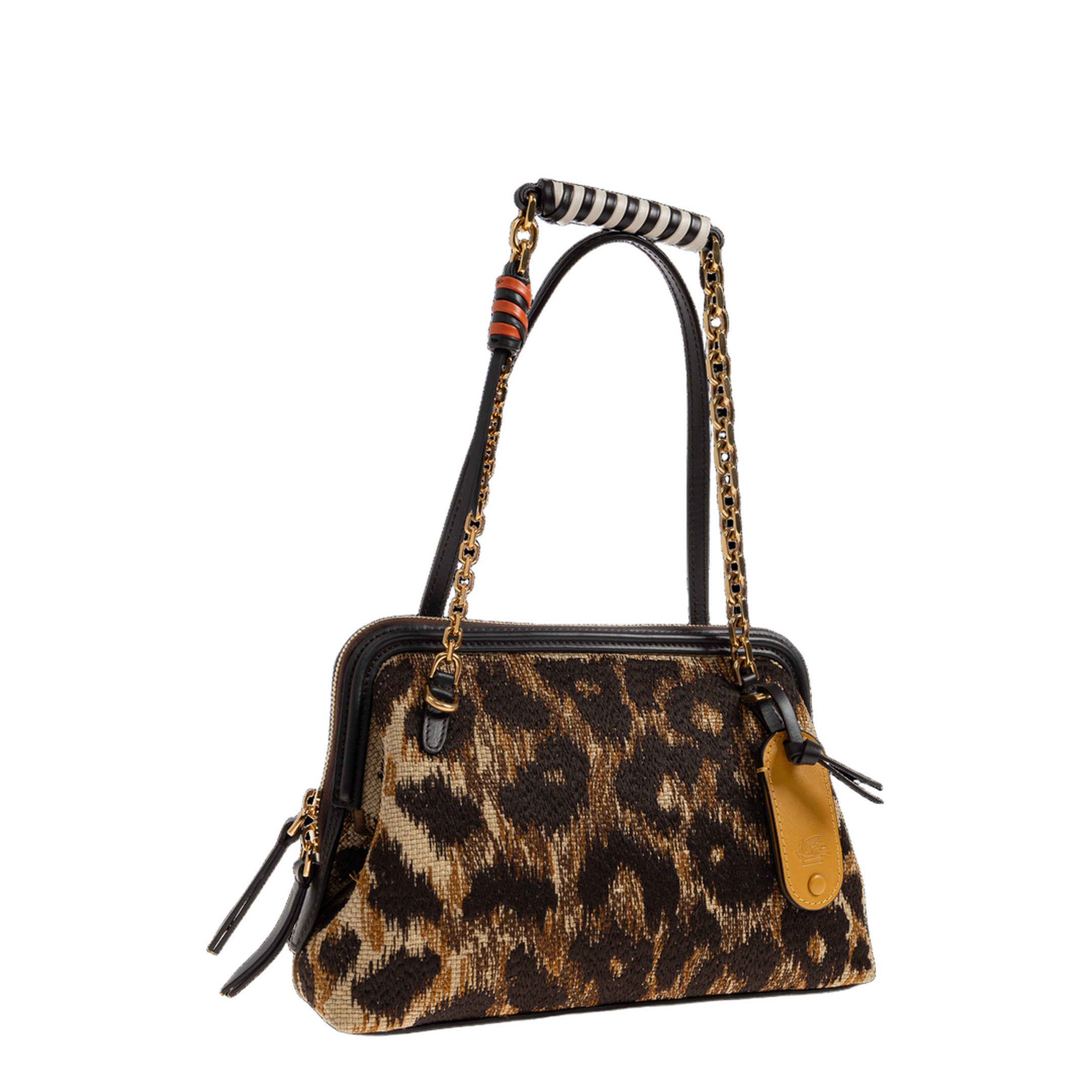 Doc Small Raffia Shoulder Bag - Multicolour - Image 4