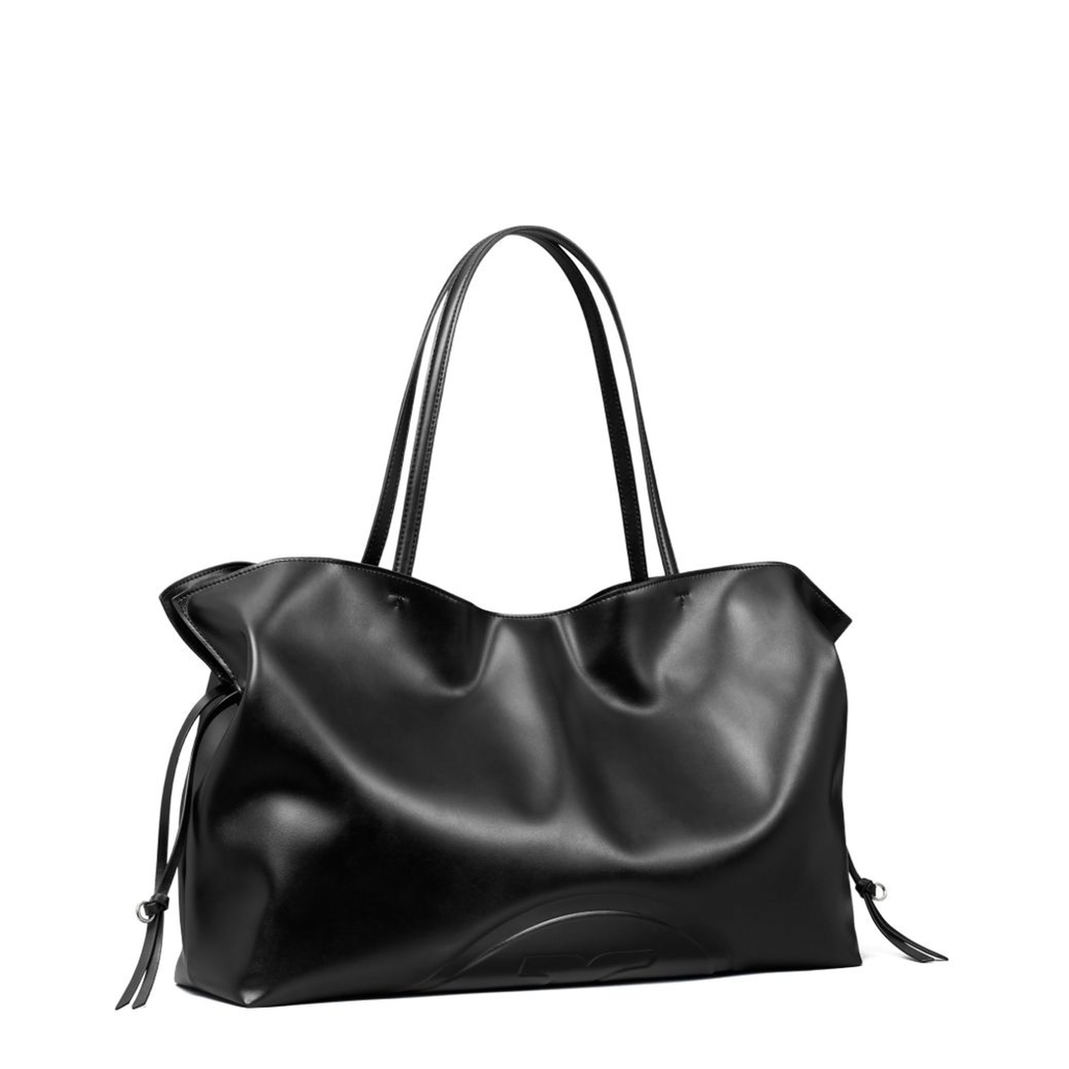 Ella Natuura Rubber-based Leather Tote - Black - Image 3