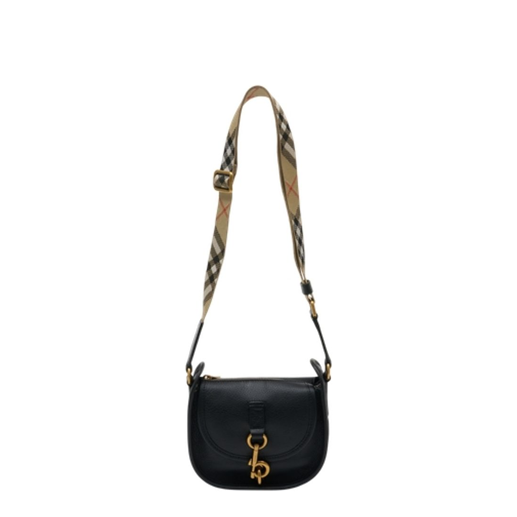 Mini Bags Calfskin Messenger Bag - Black - Image 1