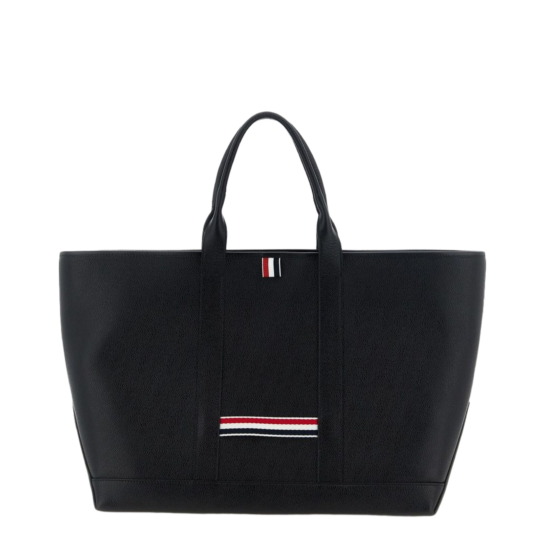 Tool Tote Medium Calf Leather Tote - Black - Image 1