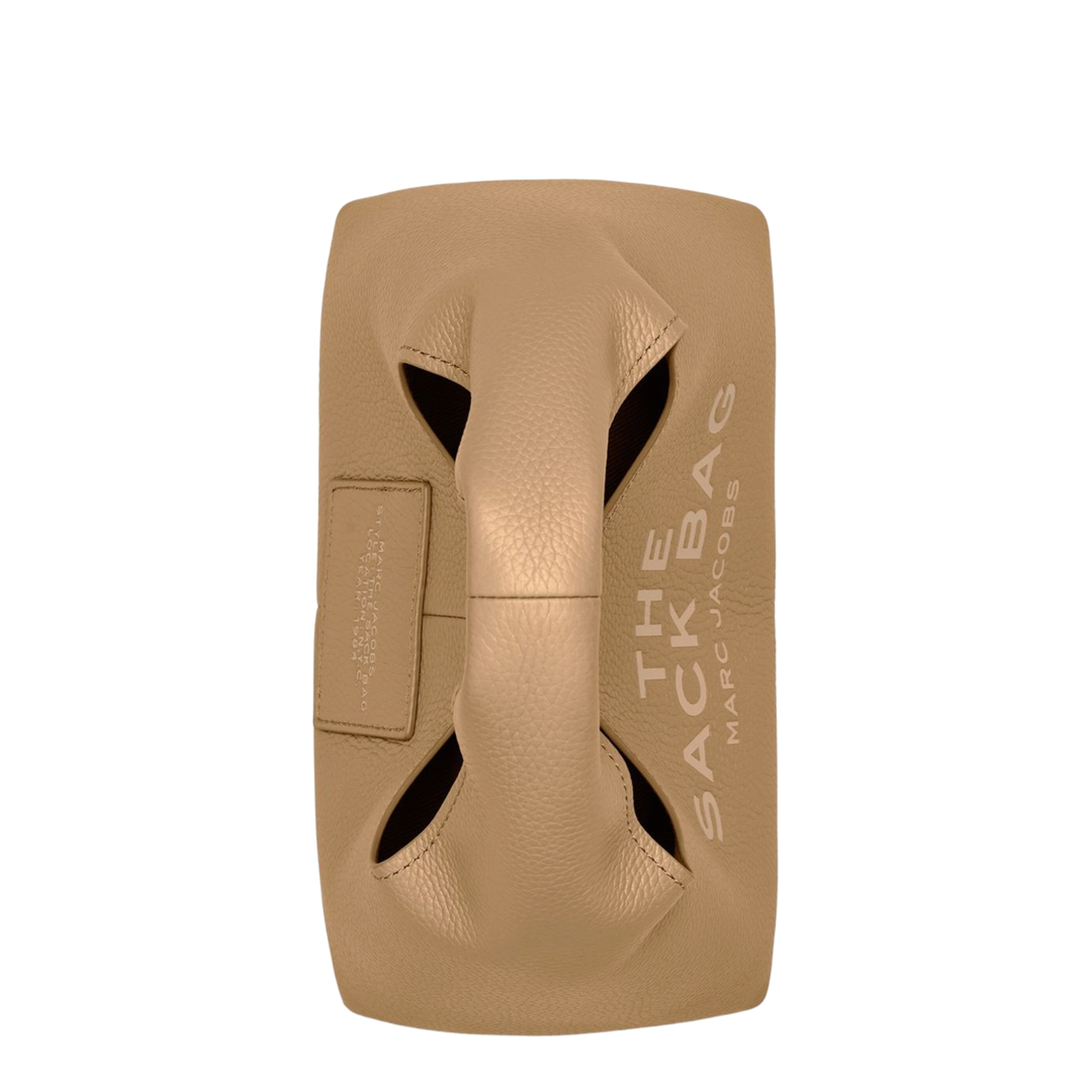 Mini Full Grain Leather Handbag - Camel - Image 3