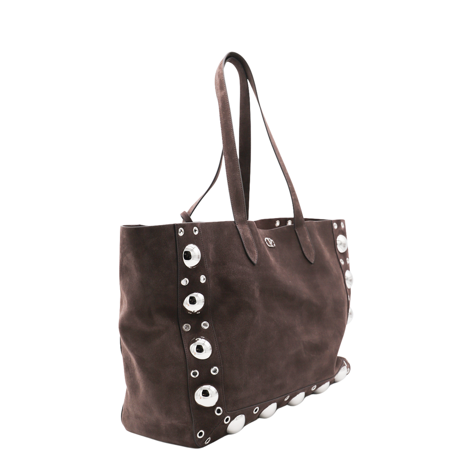 Brown Suede Shopping Bag - Image 2