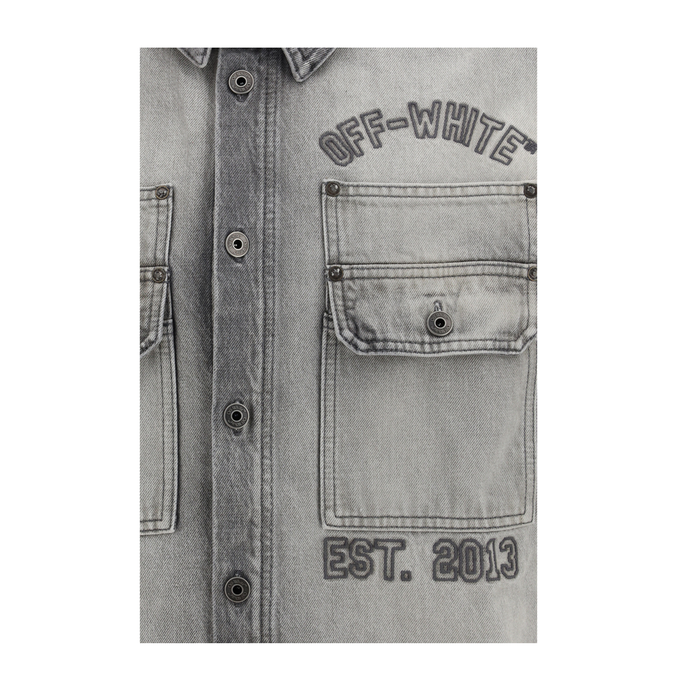 Denim Shirt With Pockets - Image 3