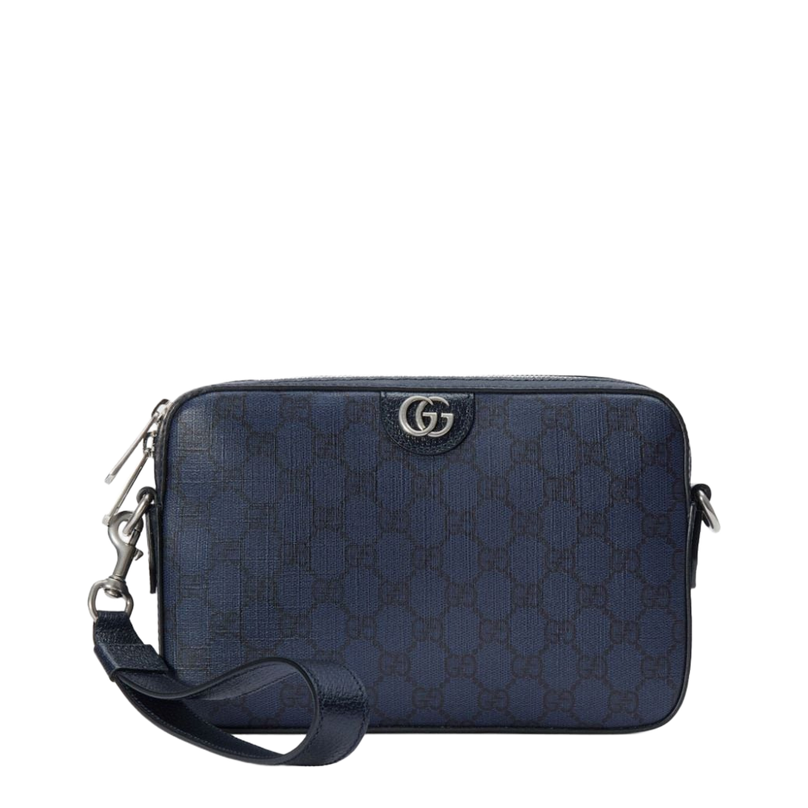 Ophidia Small Nylon Crossbody Bag - Navy Blue - Image 5