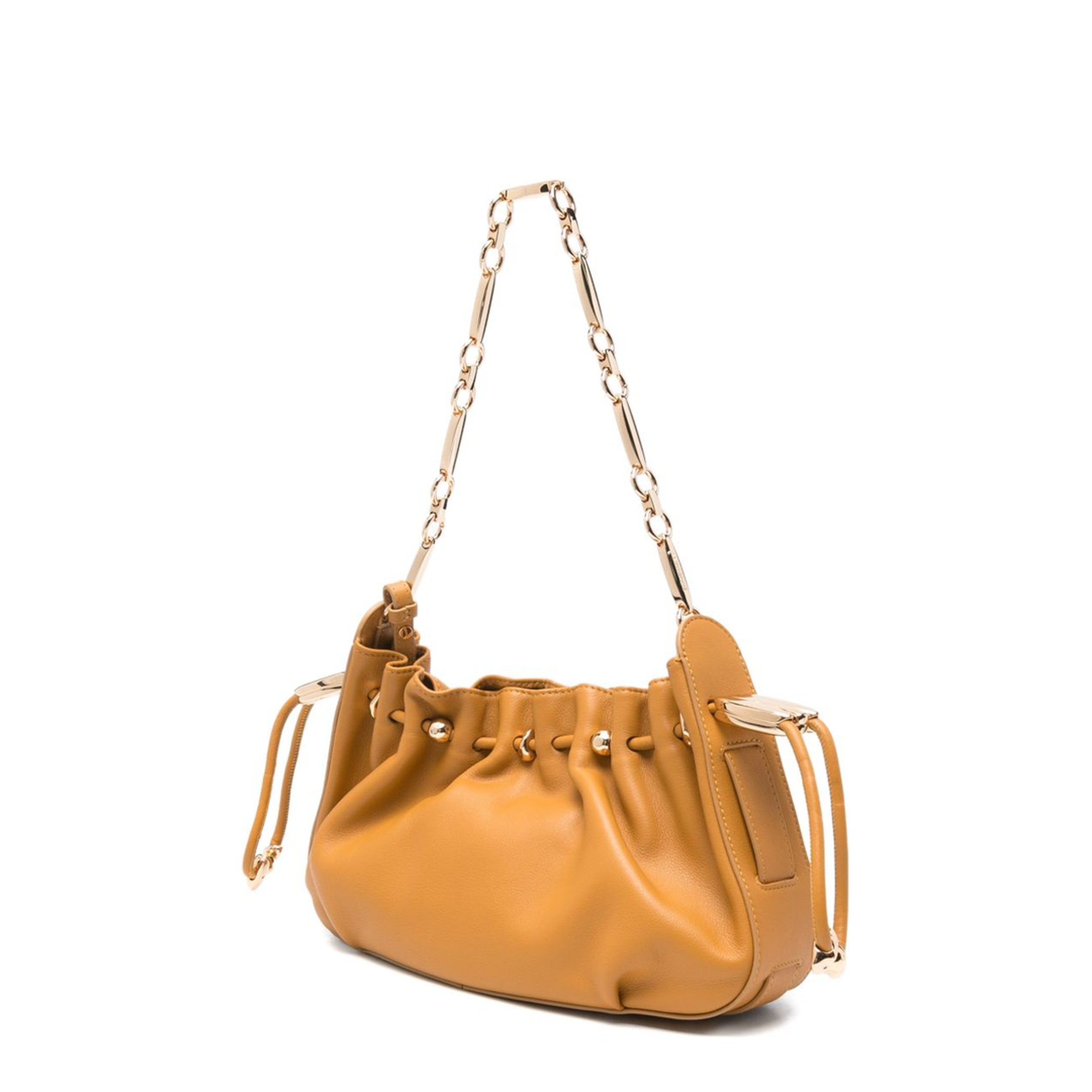 Halcyon Calf Leather Clutch - Mustard - Image 5