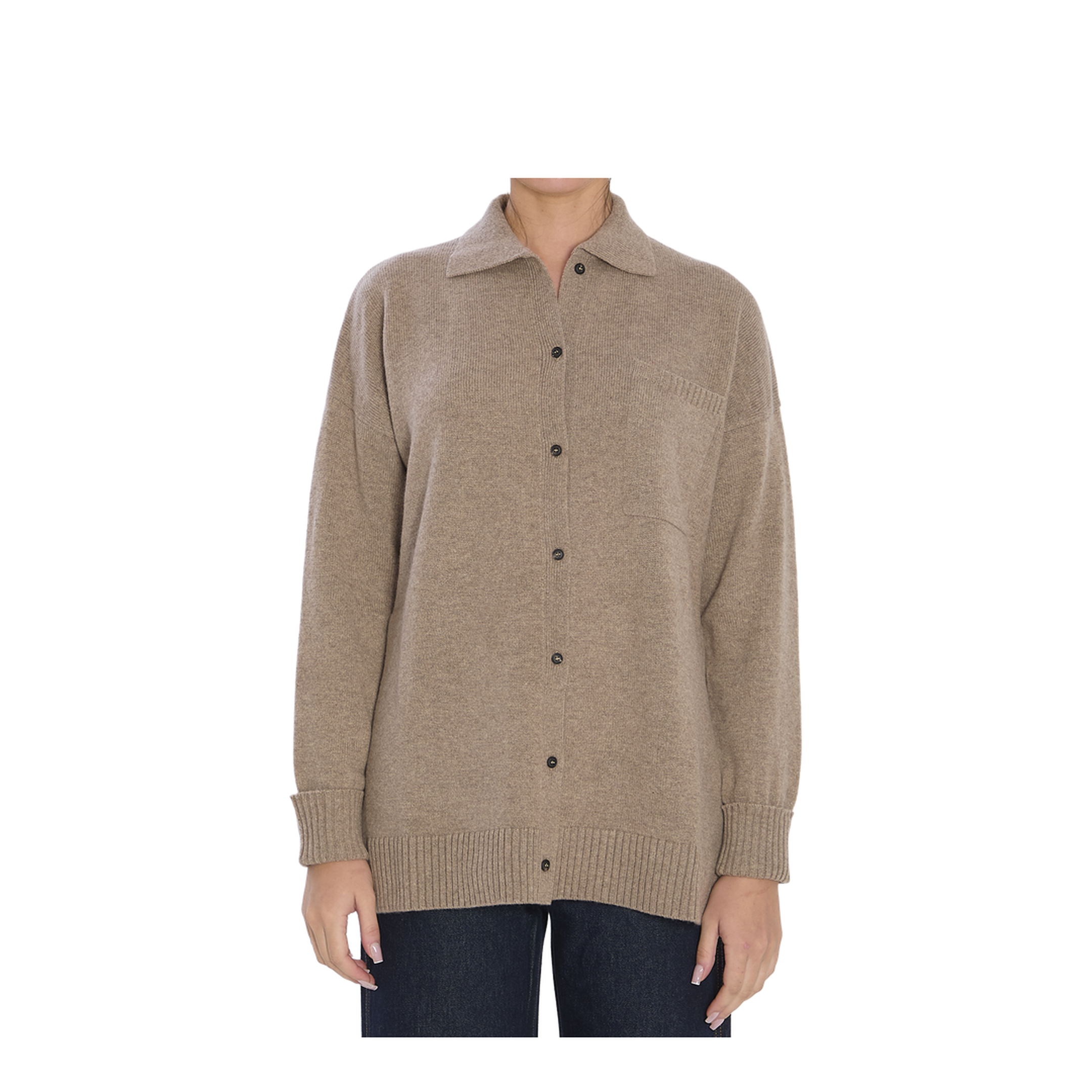 Bull Cardigan in Cashmere - Image 1