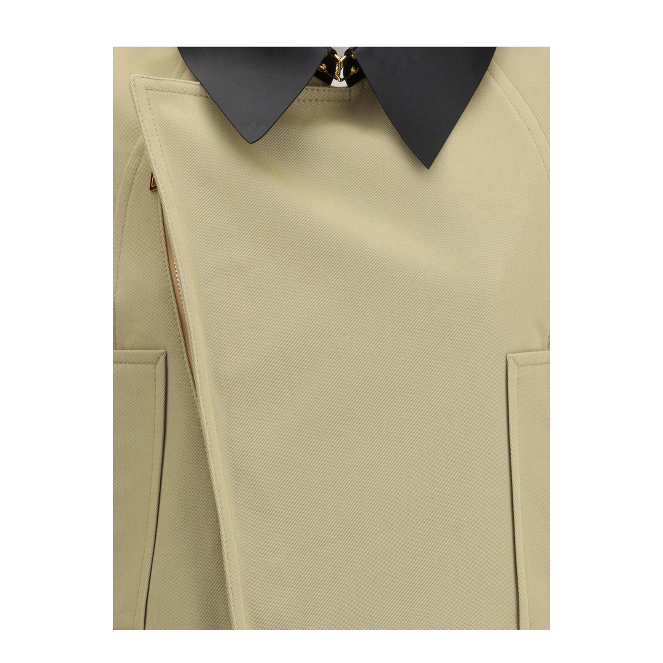 Cropped Cotton and Wool Caban - Image 3