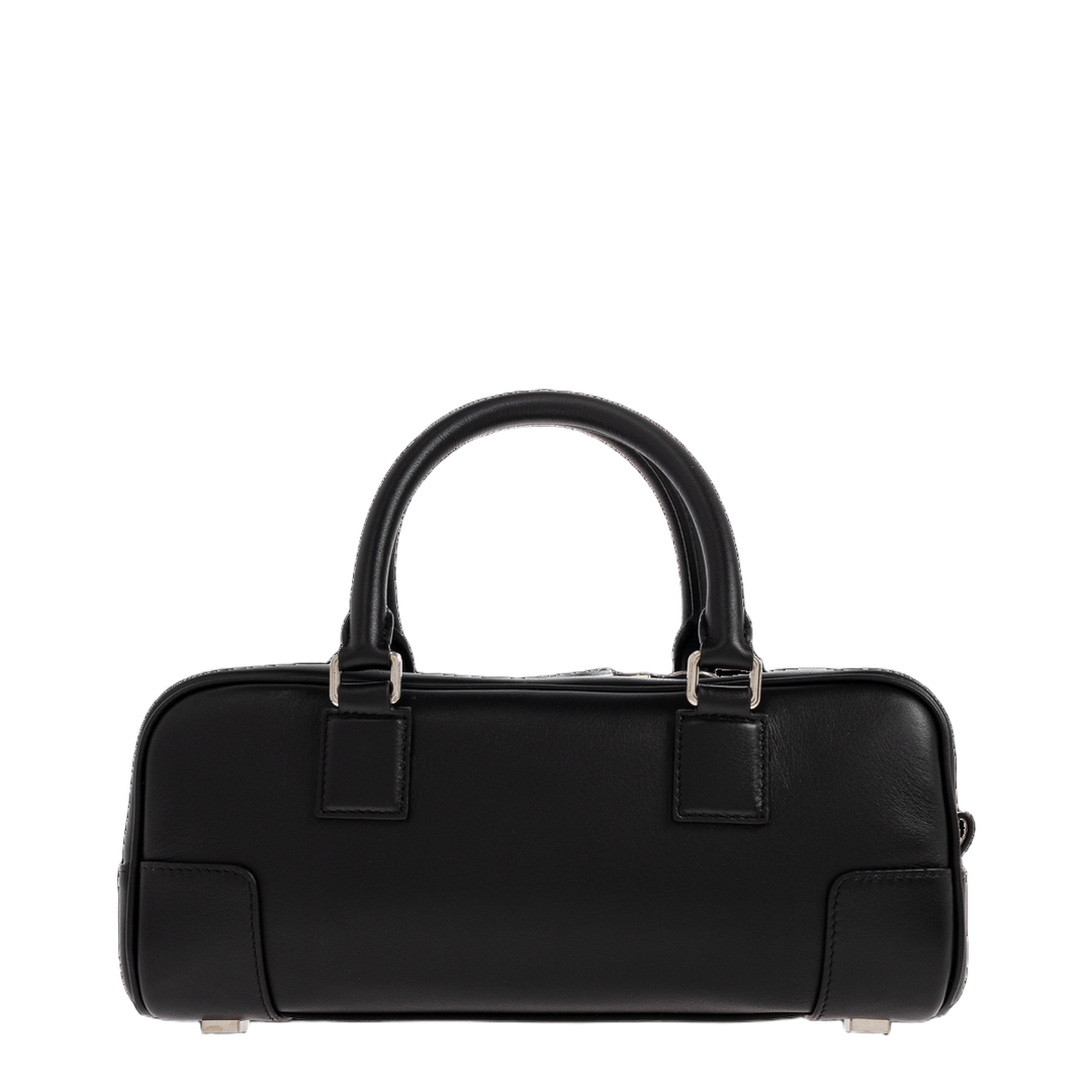Amazona Cropped Calfskin Crossbody - Black - Image 3