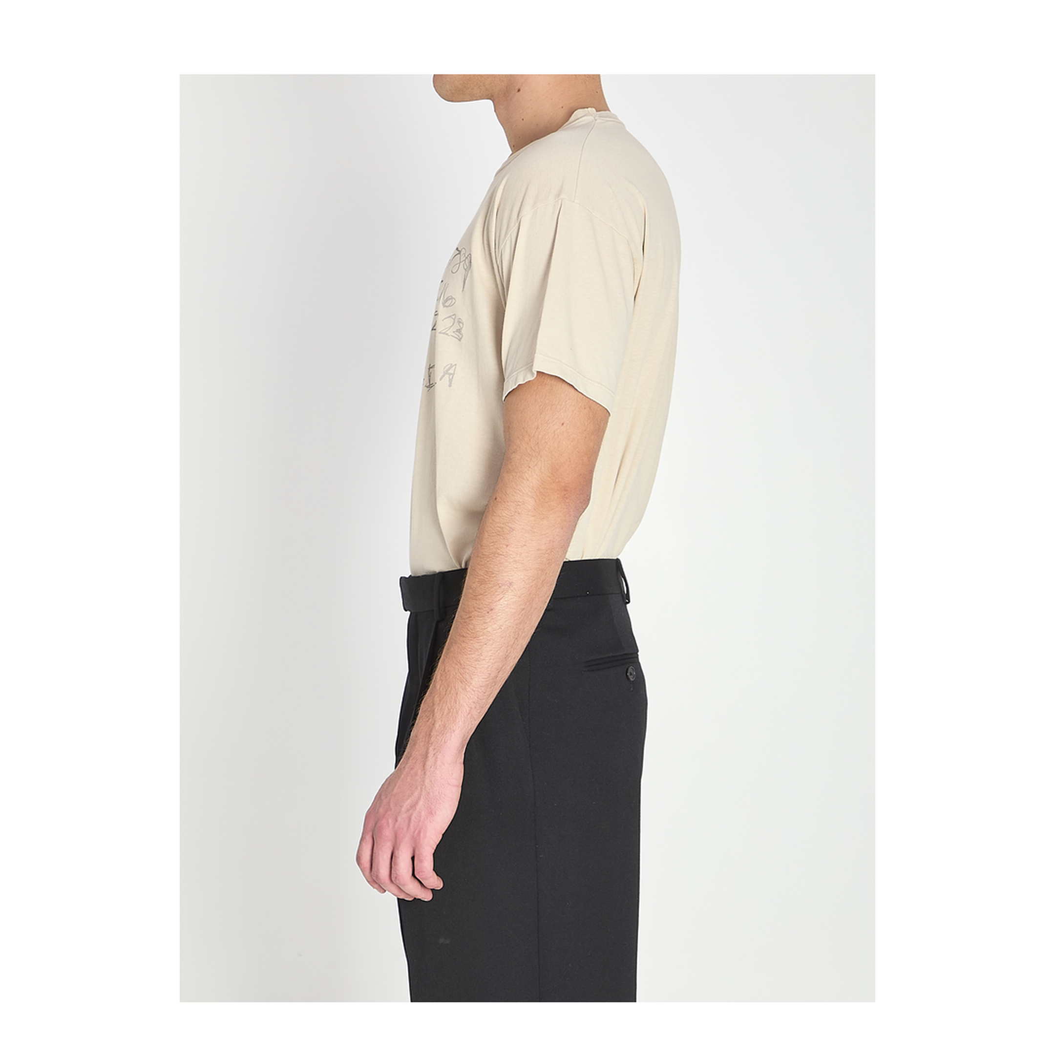 Numeric Sand-Coloured Cotton T-Shirt - Image 3