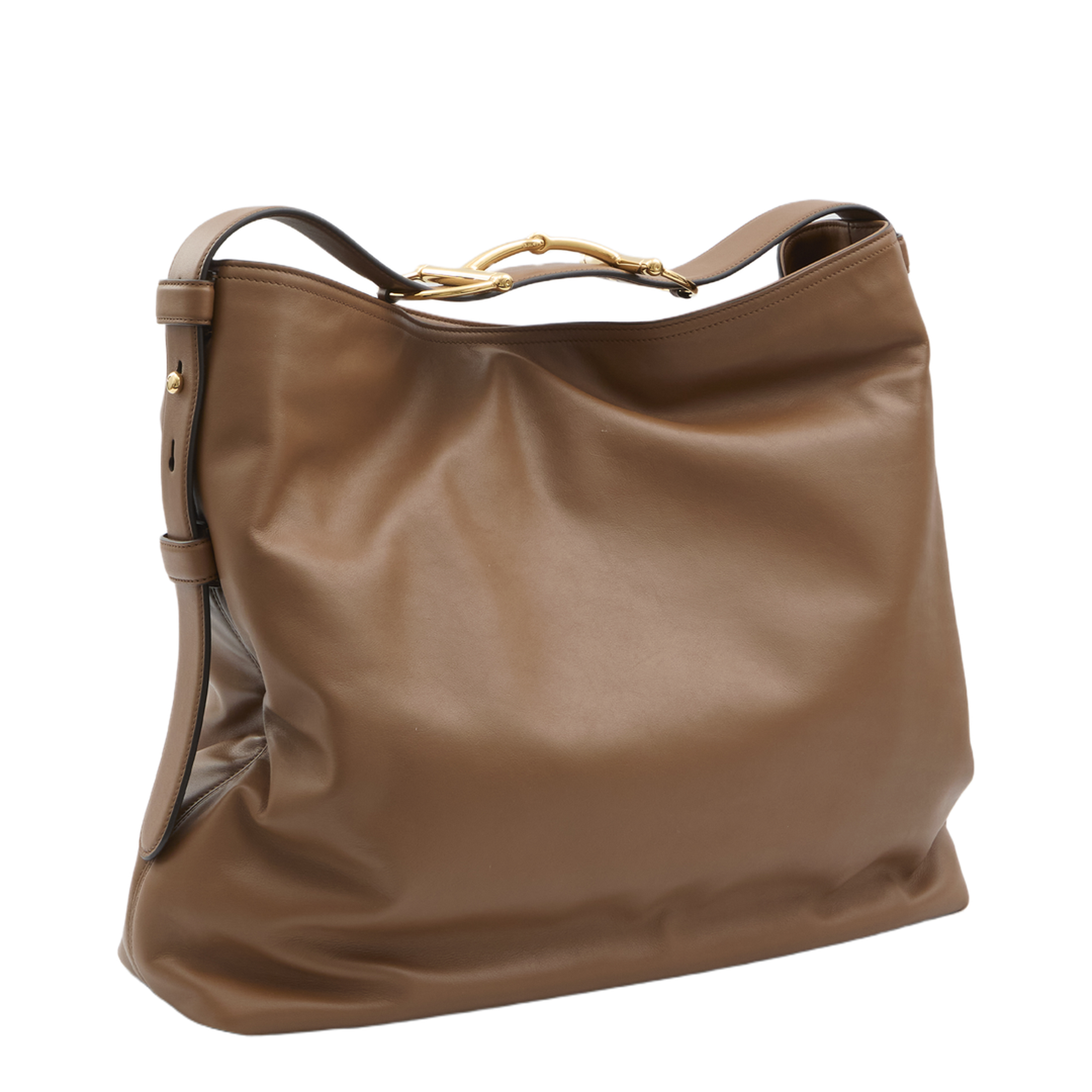 Beatrix Large Tote Bag in Brown Leather - Image 2