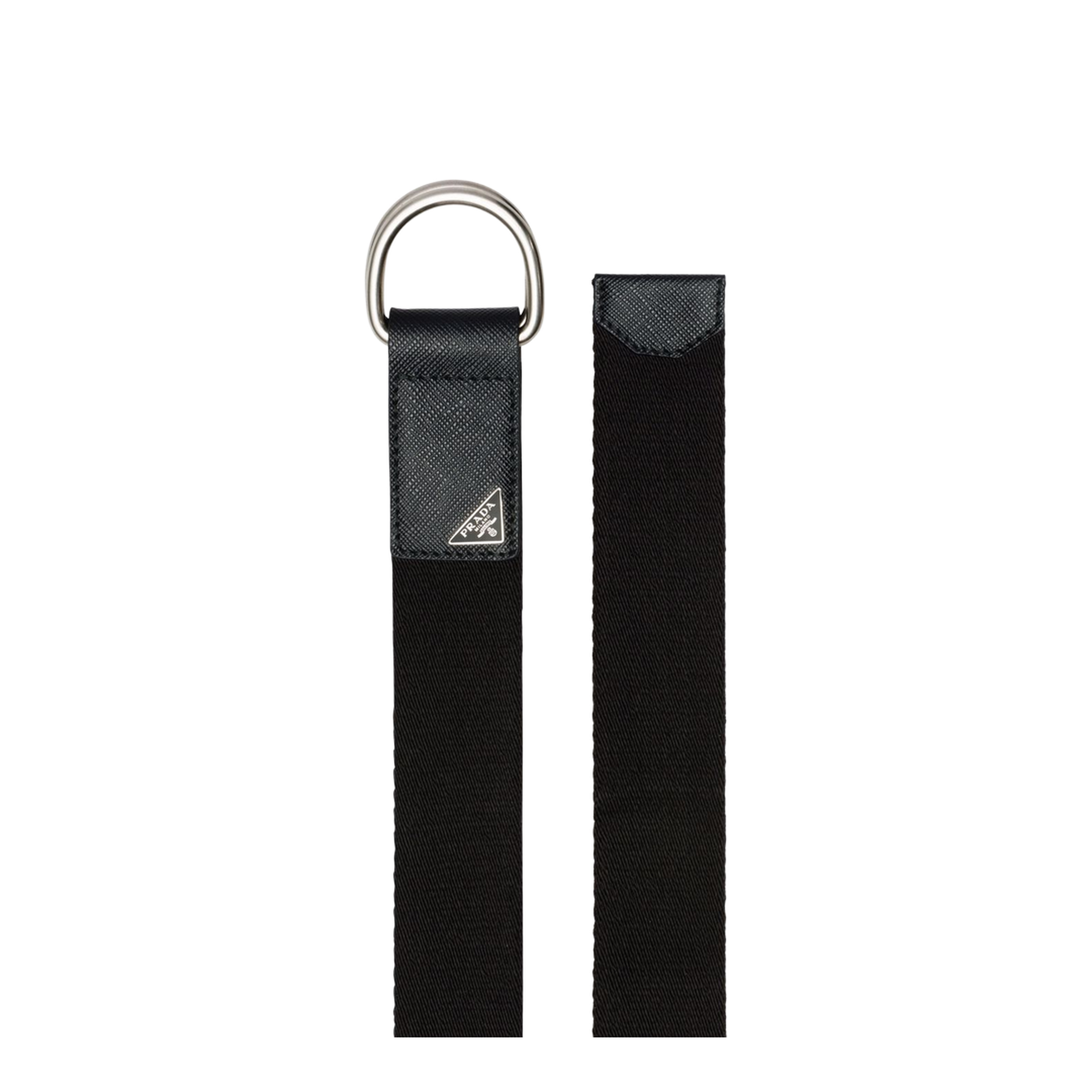 Black Re-Nylon Web Belt - Image 3